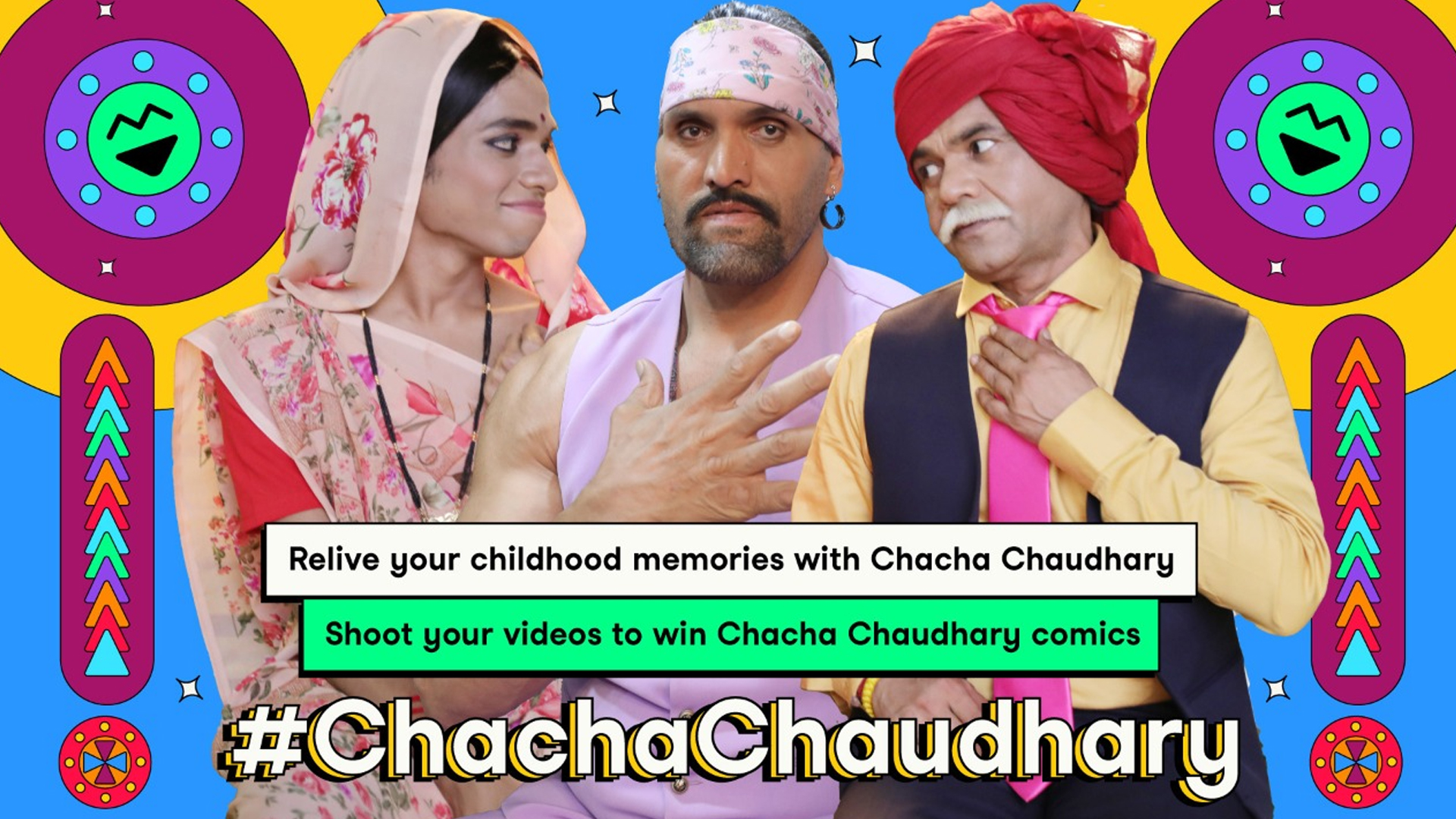 Pran Studios revives the legendary Chacha Chaudhary on Moj starring Rajpal Yadav, Khali, and Prasad