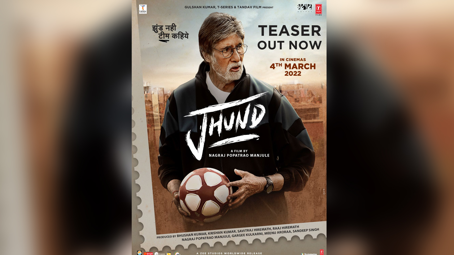 Get a sneak-peek into Amitabh Bachchan’s ‘JHUND’, Teaser Out Now!