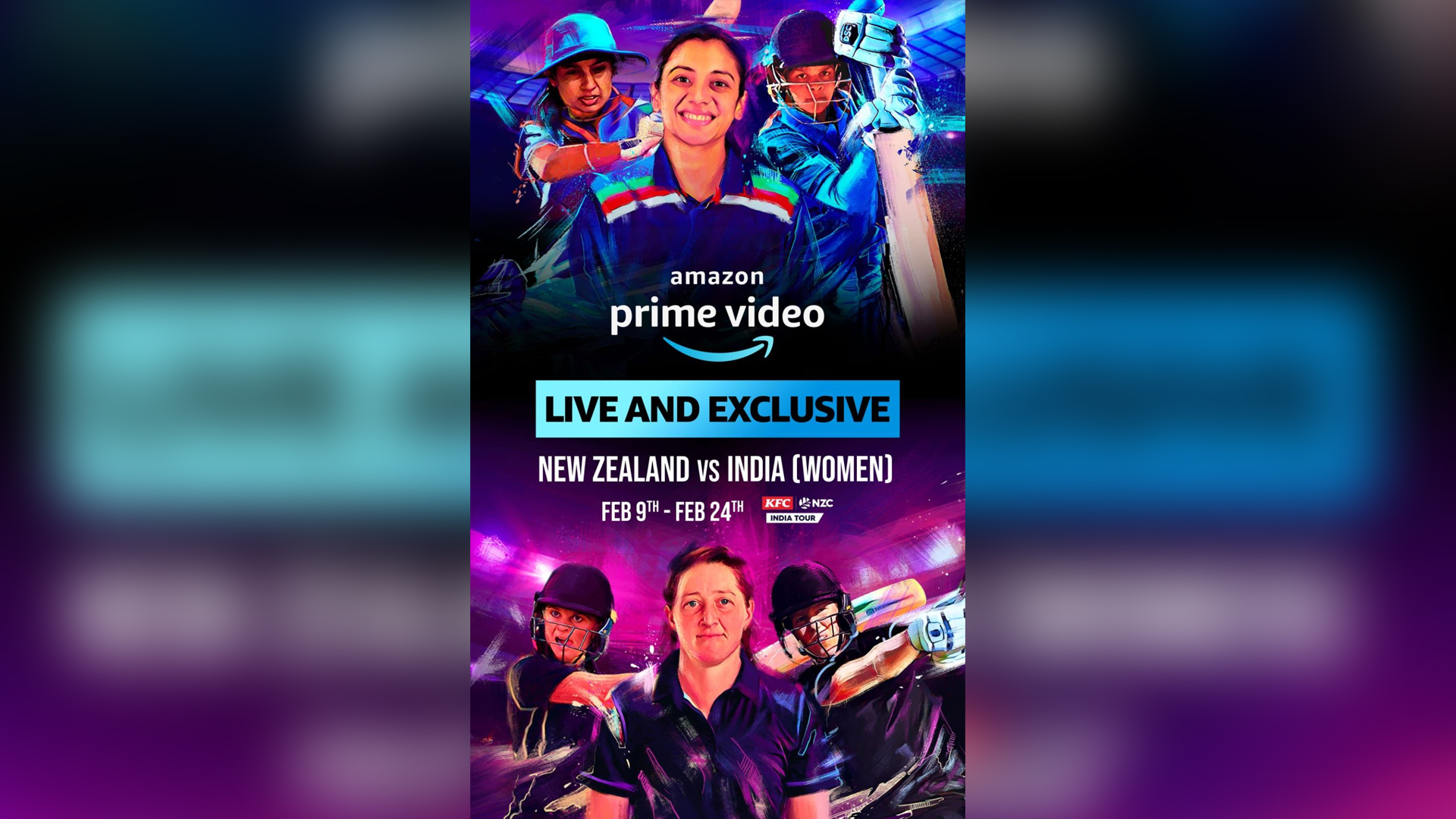 Watch the Indian Women’s Cricket Team Take on New Zealand, Live and Exclusive on Amazon Prime Video