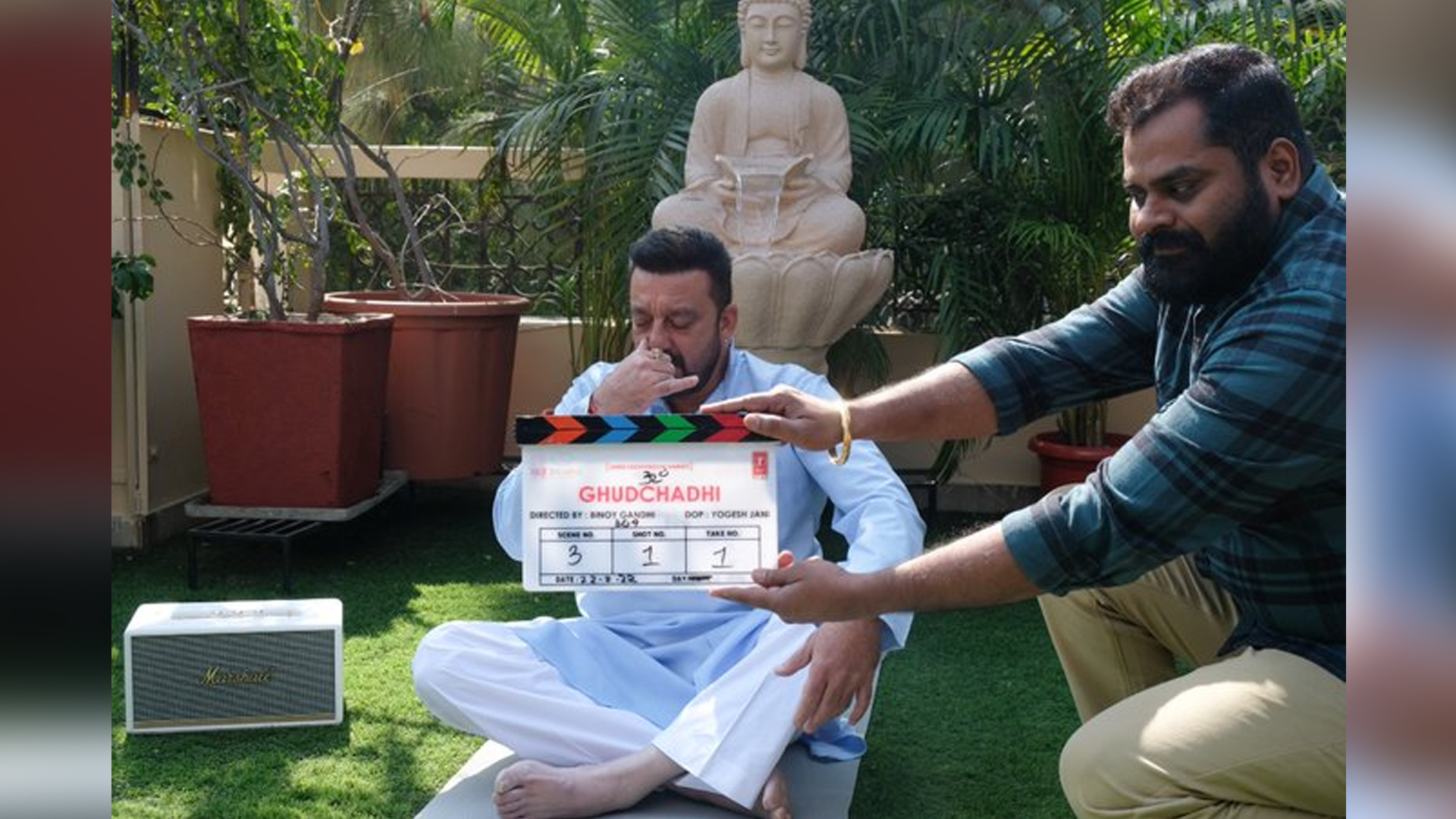 Sanjay Dutt starts shooting for ‘Ghudchadhi’!