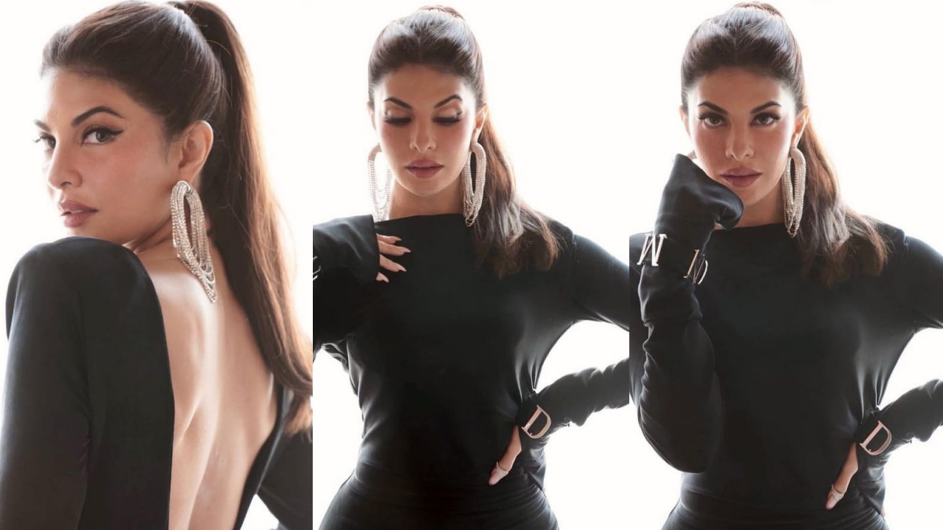 Watch out for the extra sensual avatar of Jacqueline Fernandez in black