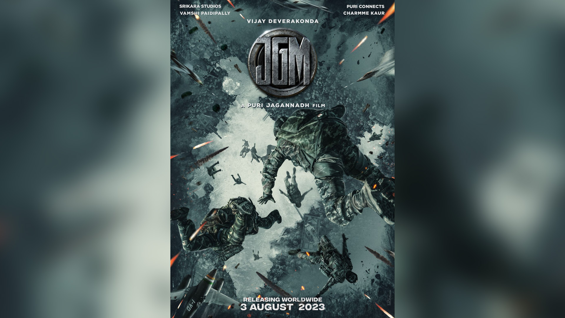 Super star Vijay Deverakonda and Director Puri Jagannadh present ‘JGM’, a massive action drama!