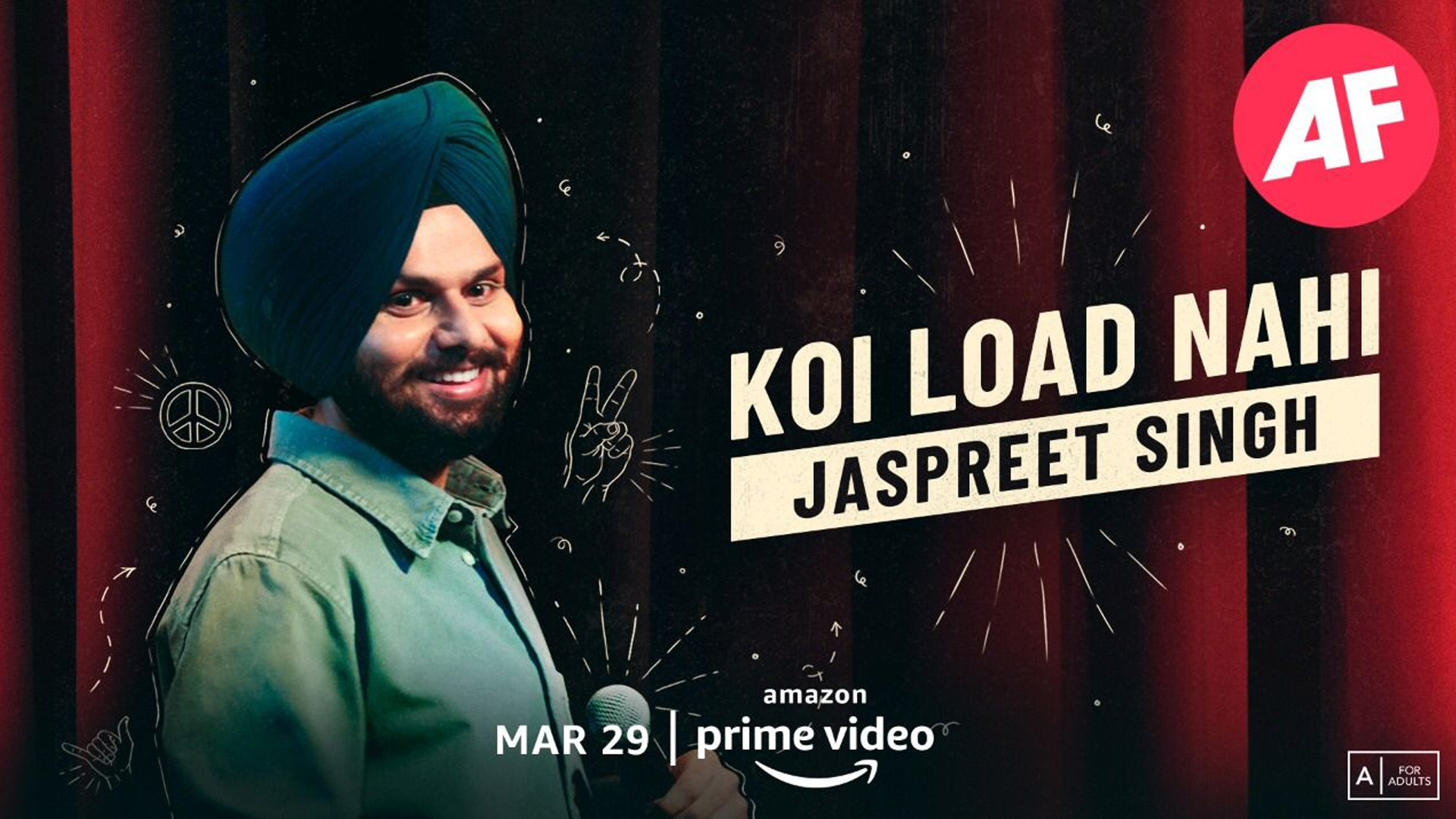 Prime Video announces new stand-up special Koi Load Nahi featuring Comedian Jaspreet Singh