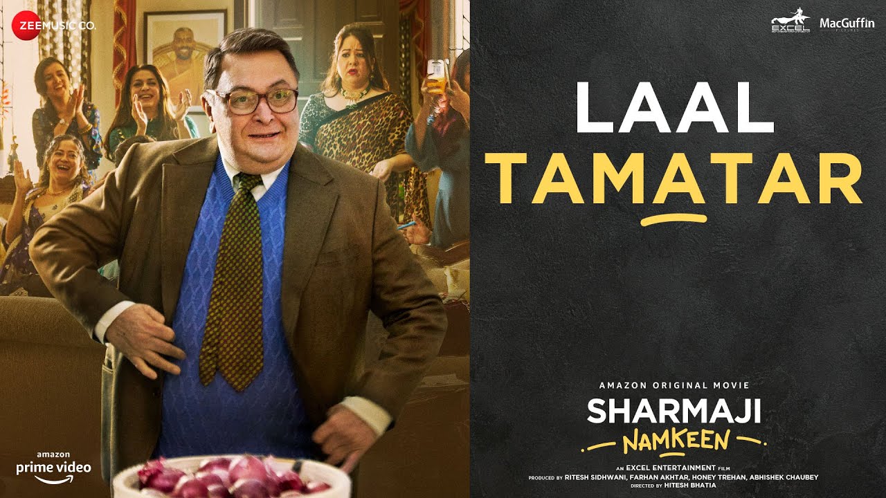 The latest track, Laal Tamatar, is released from upcoming Amazon Original movie, Sharmaji Namkeen