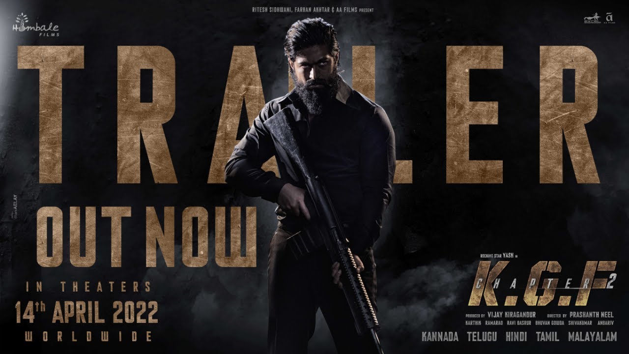 KGF: Chapter 2’s trailer hits it out of the park! The thundering trailer has fans go crazy as they wait for the movie to release!