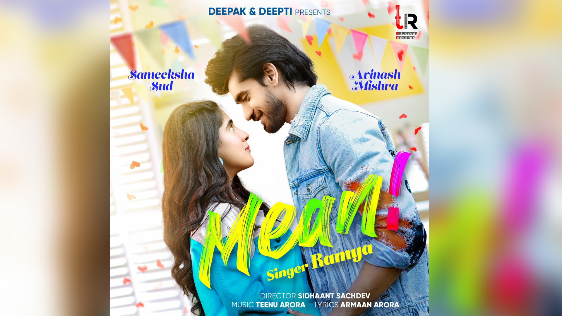 Sameeksha Sud and Avinash Mishra’s new collegiate romance song ‘Mean’ by Treasure Records