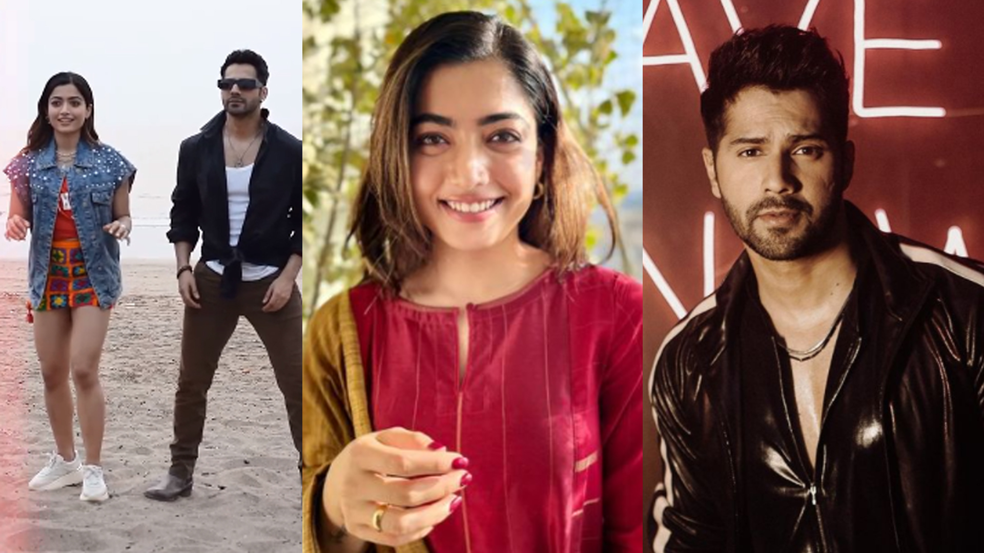 WATCH : Rashmika Mandanna and Varun Dhawan shake a leg on ‘Arabic Kuthu’