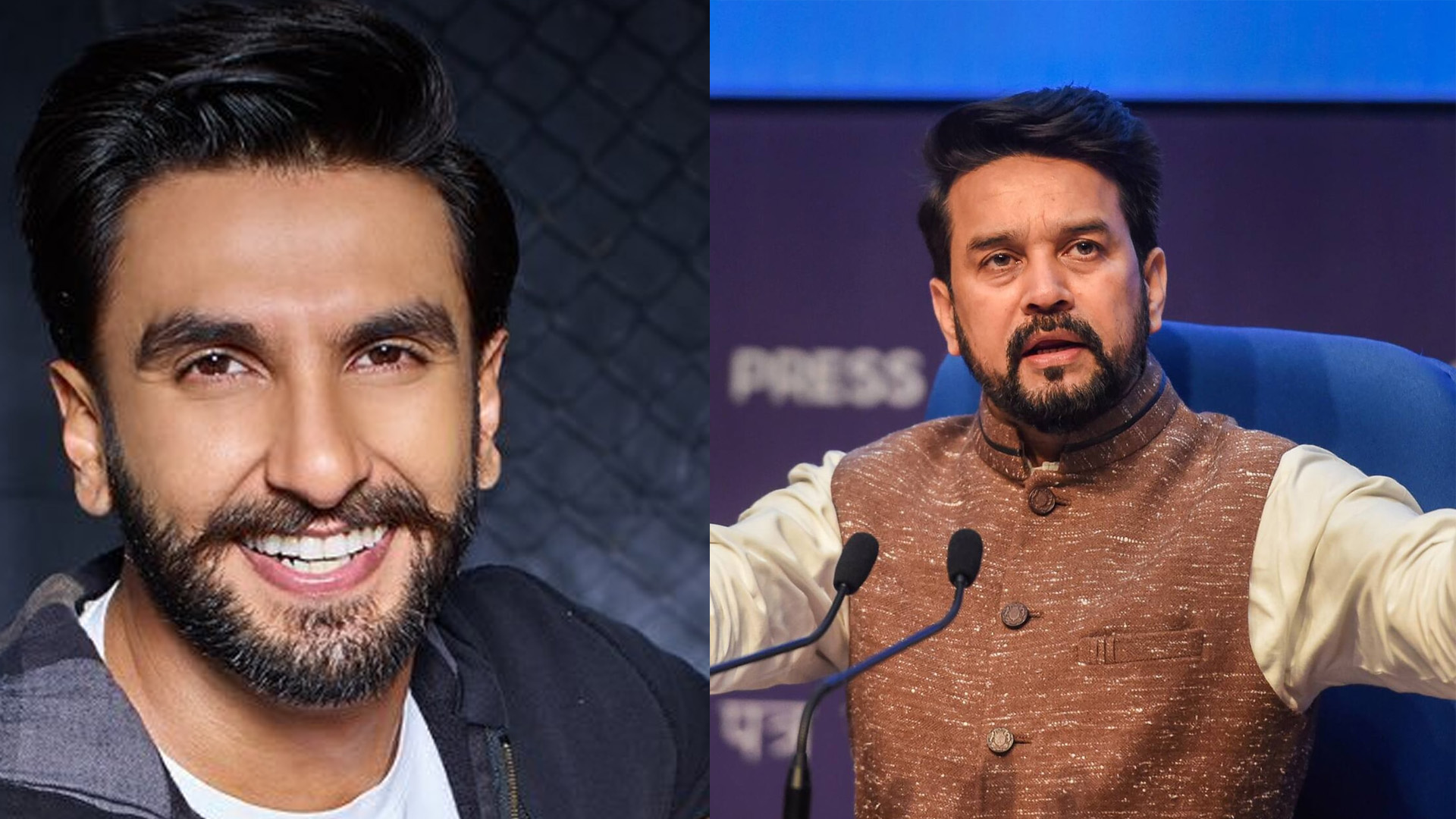 Ranveer Singh joins I&B Minister Anurag Thakur to represent India’s entertainment industry at the Dubai Expo on March 27th!