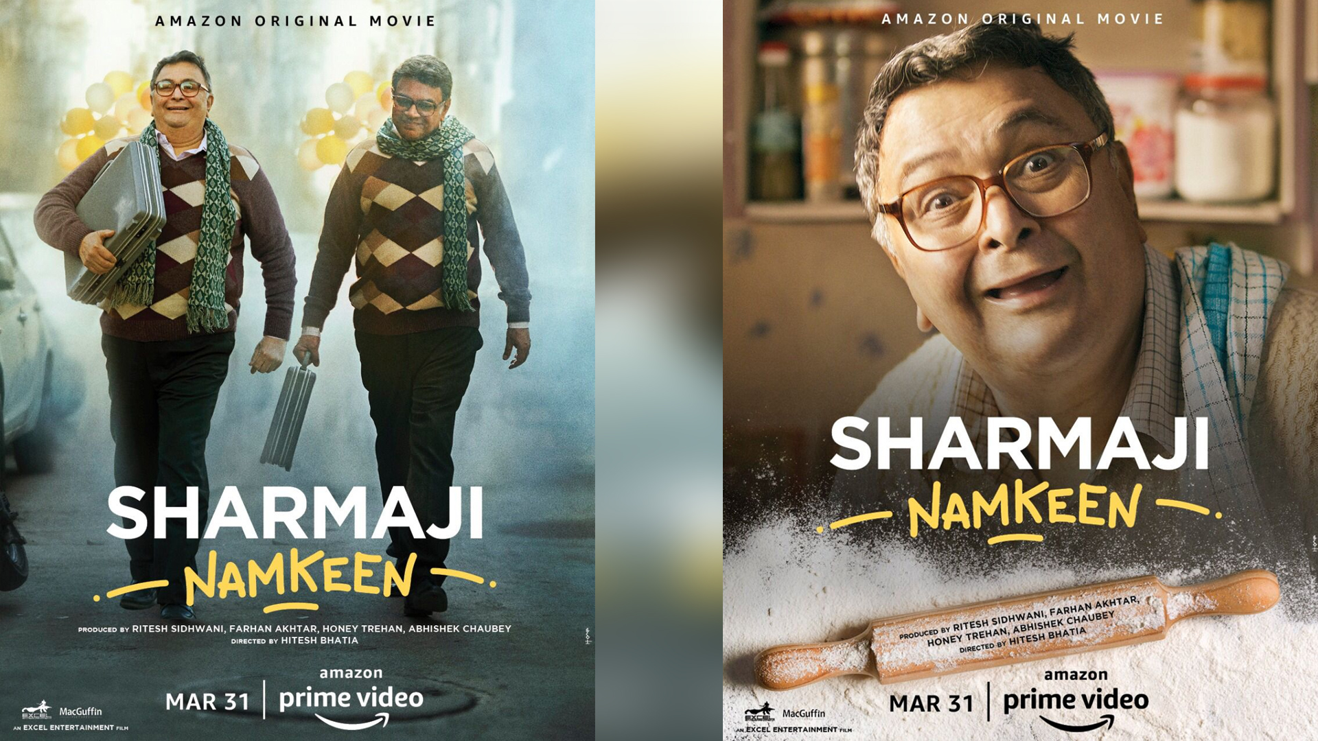 Honouring the Legacy of the Late Rishi Kapoor, Prime Video and Excel Entertainment Announce the World Premiere of Amazon Original Movie Sharmaji Namkeen