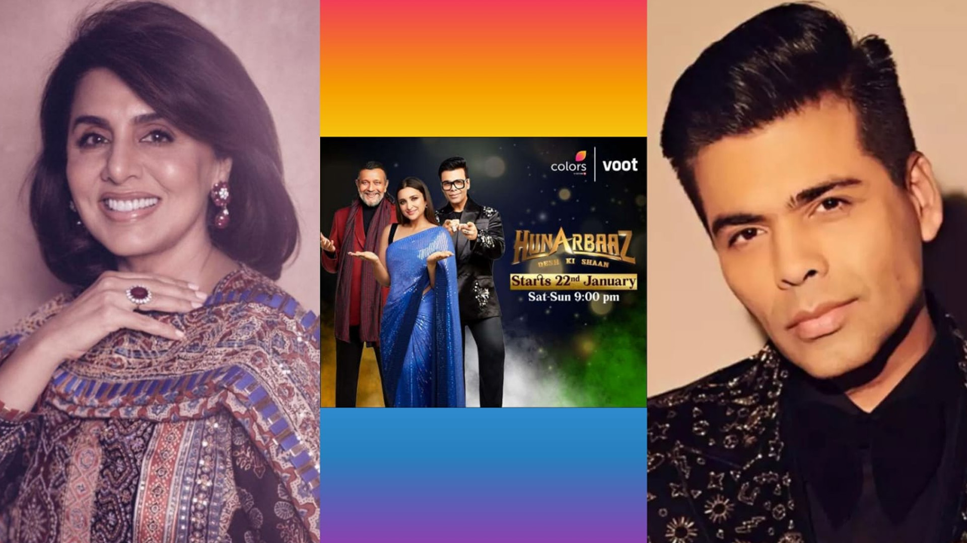 Neetu Kapoor reveals that Karan Johar has been a great support in this new phase of her life on the sets of COLORS’ Hunarbaaz- Desh Ki Shaan’s grand finale!