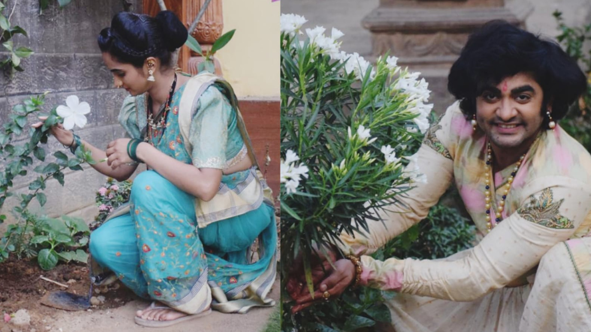 Each One Plant One! The cast and crew of Punyashlok Ahilyabai plant trees to mark Earth Day!