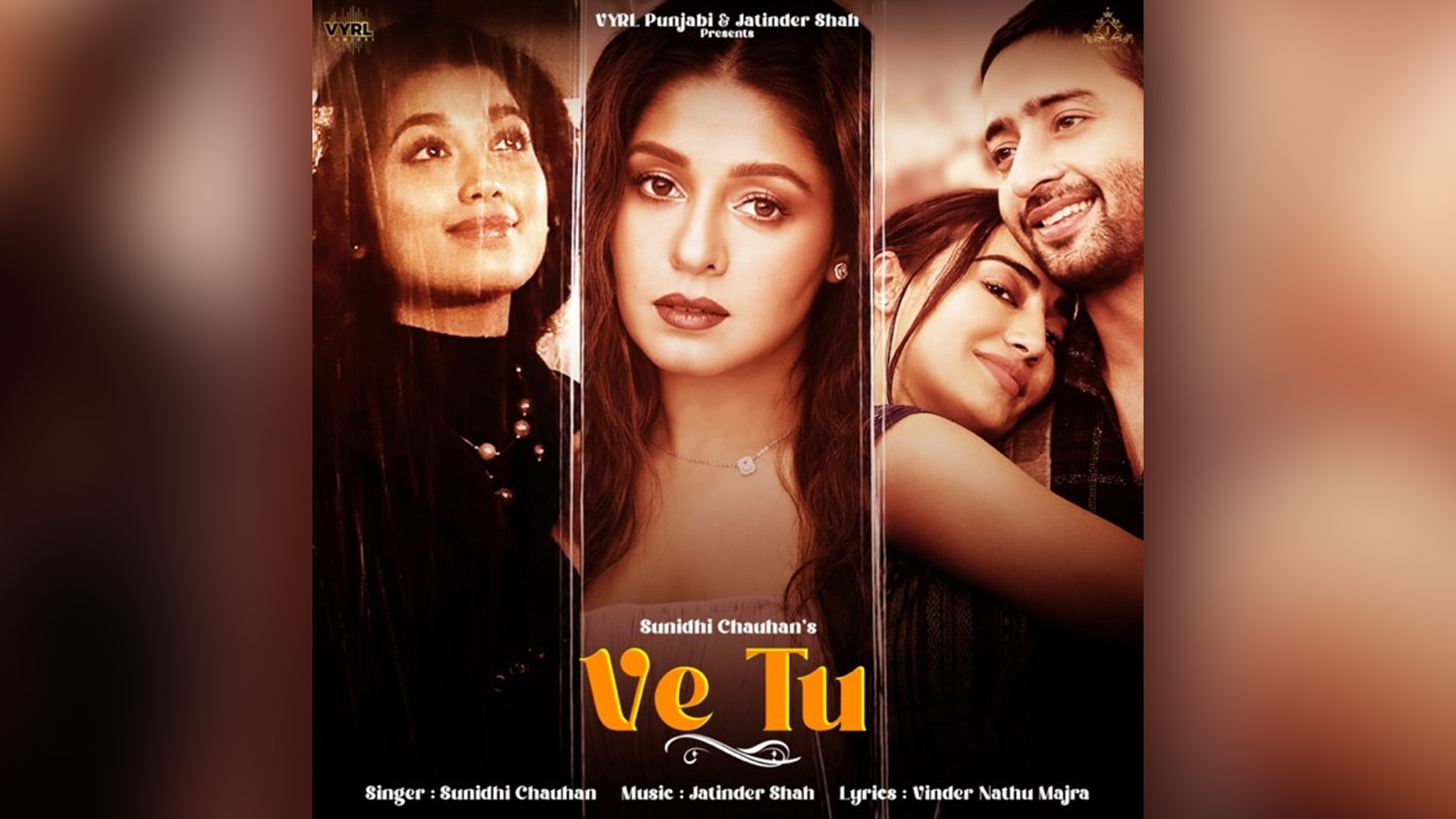 Jatinder Shah’s creation ‘VE TU’ sung by Sunidhi Chauhan brings Surbhi Jyoti, Shaheer Sheikh, and Digangana Suryavanshi together for the first time in a music video