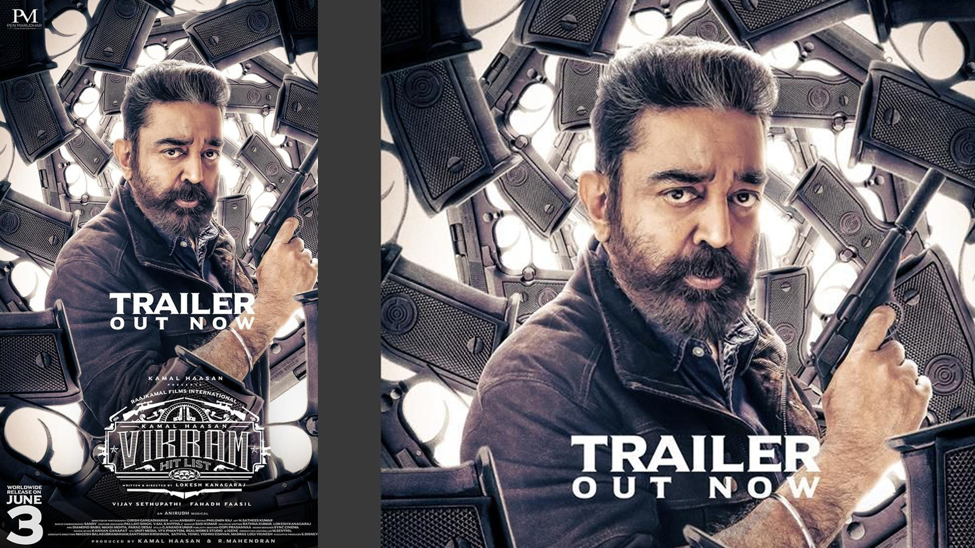 Kamal Haasan starrer VIKRAM Hindi Trailer Out Now!