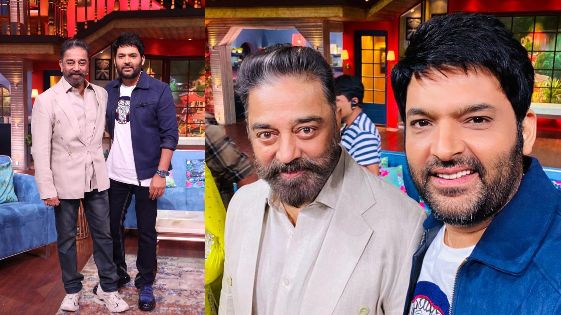 Kapil Sharma has a ‘dream come true’ moment with Kamal Haasan on TKSS sets, writes, ‘What a great human being’