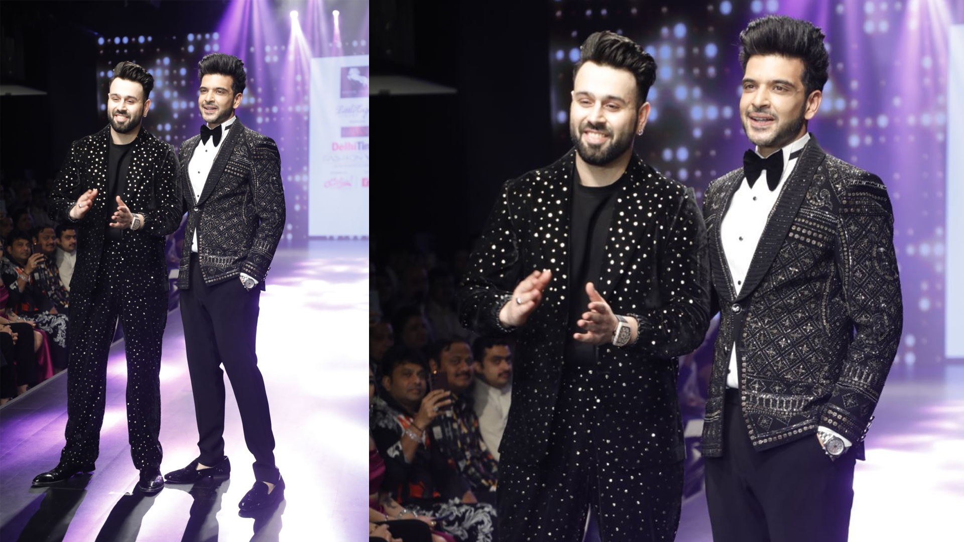 Karan Kundrra shines as a showstopper for designer Mayank Chawla at a fashion show