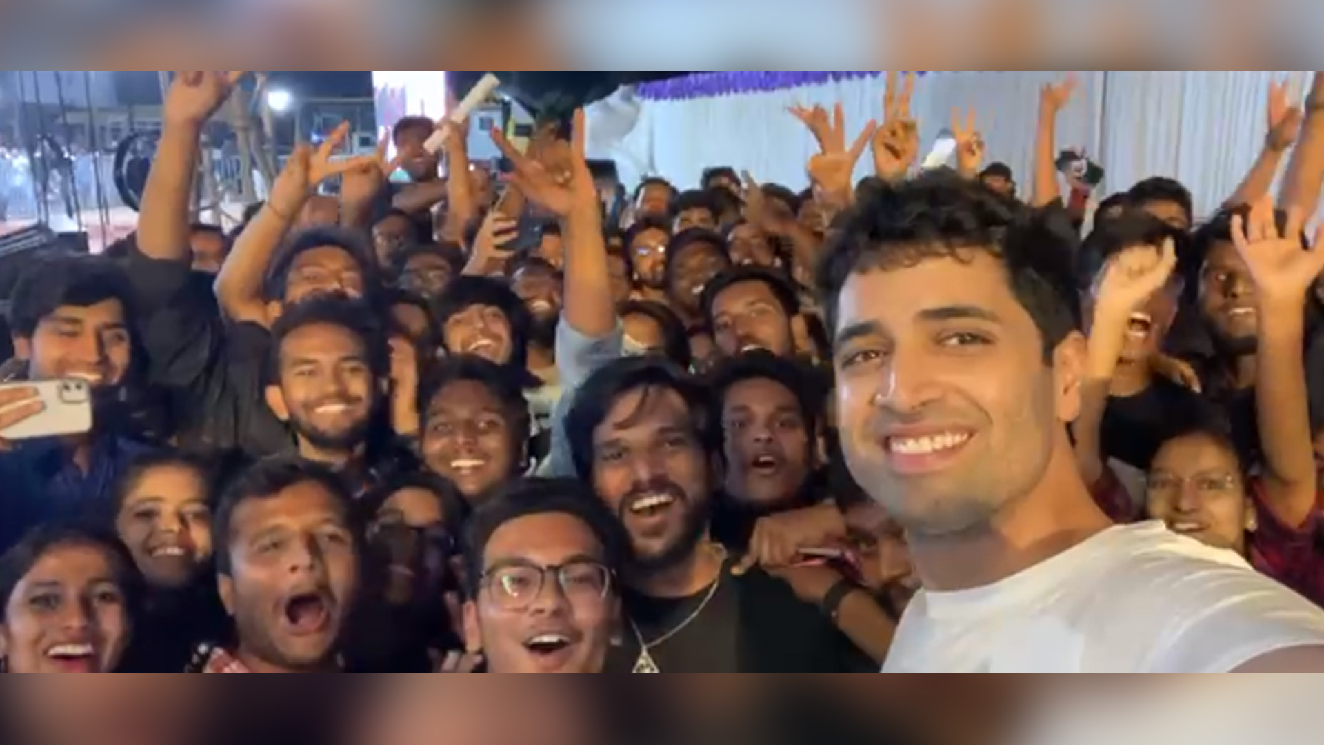 10000 college students celebrate the trailer of ‘Major’ with Adivi Sesh