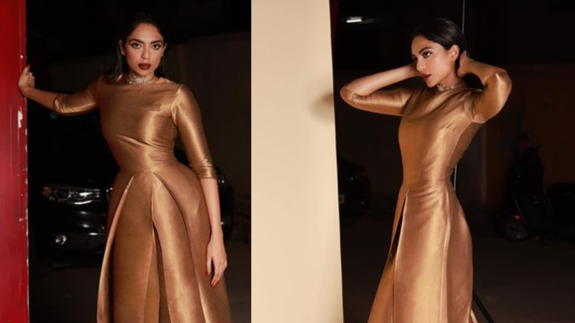 Stunner Alert! Sobhita Dhulipala looks spell-binding in a golden gown; Check out PICS!