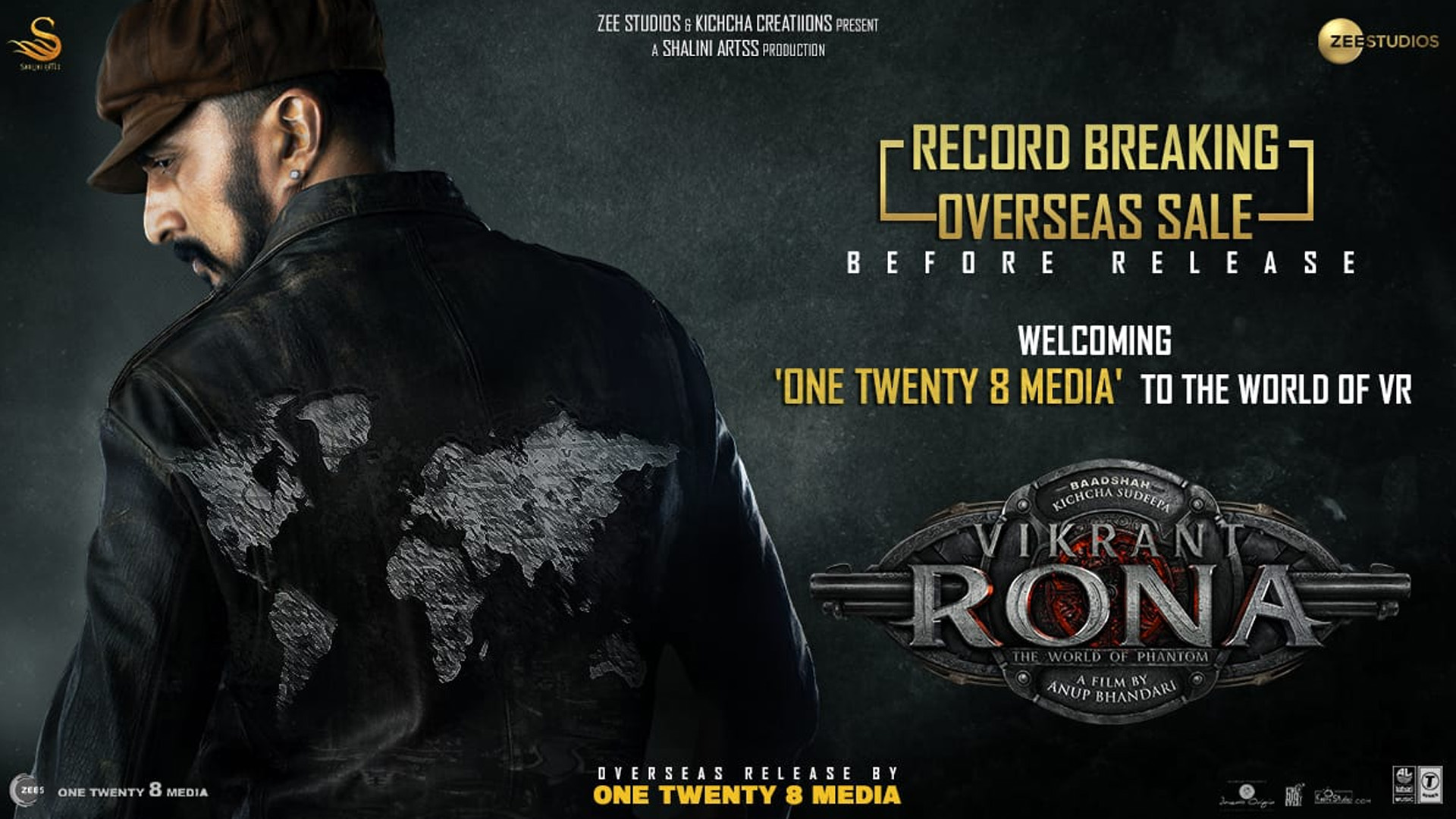 Kichcha Sudeep’s ‘Vikrant Rona’ receives a whopping amount from the International distributors, A RECORD BREAKER FOR OVERSEAS DISTRIBUTION