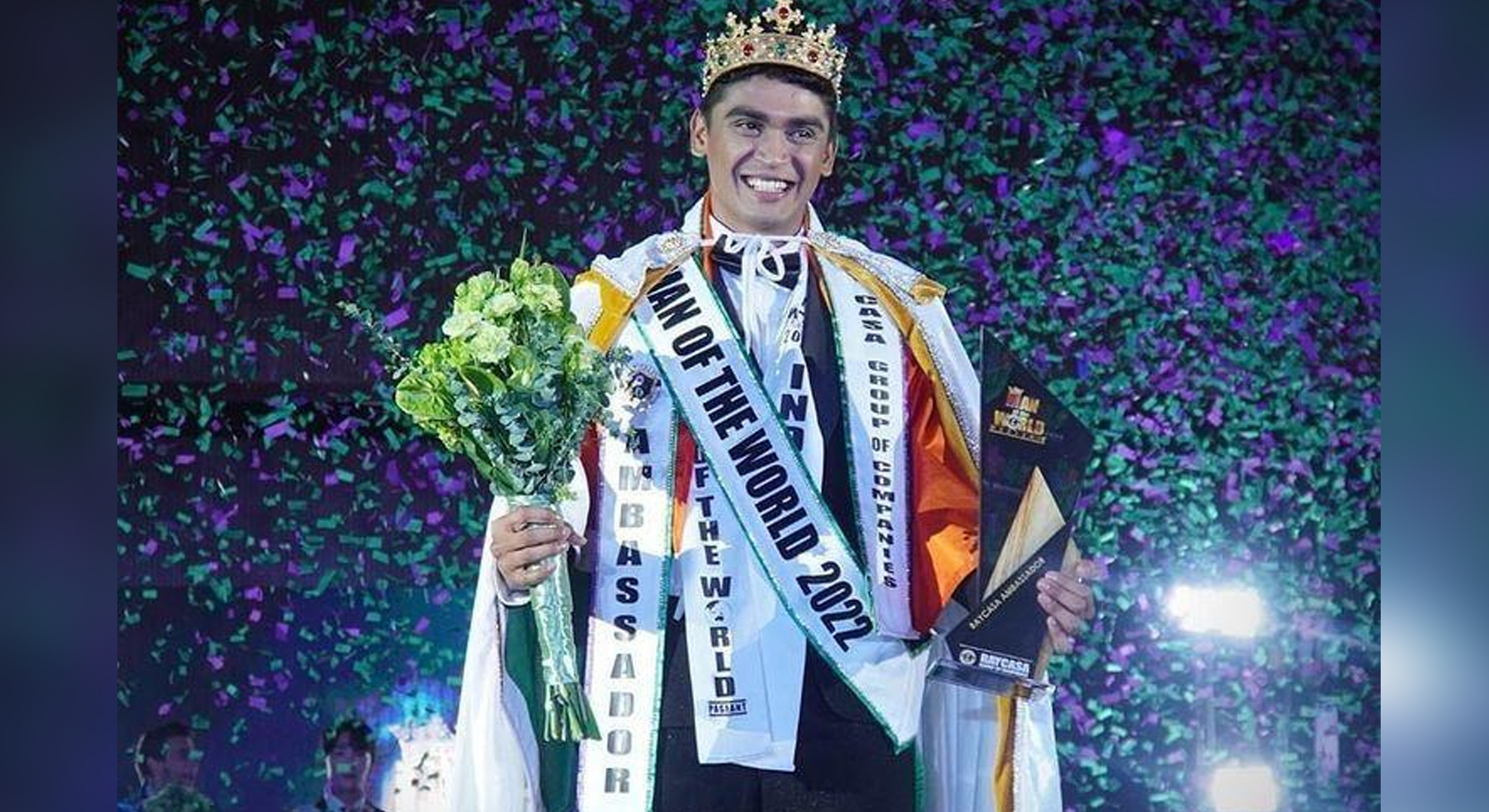 Aditya Khurana from India Wins Man of the World Pageant 2022