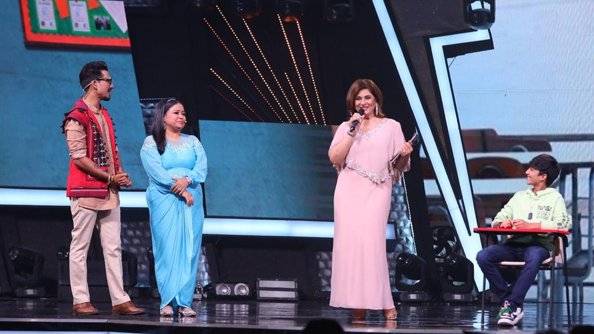 Archana Puran Singh a.k.a Ms. Braganza to recreate a scene from ‘Kuch Kuch Hota Hai’ with contestant Mohd Faiz on Sony TV’s Superstar Singer 2