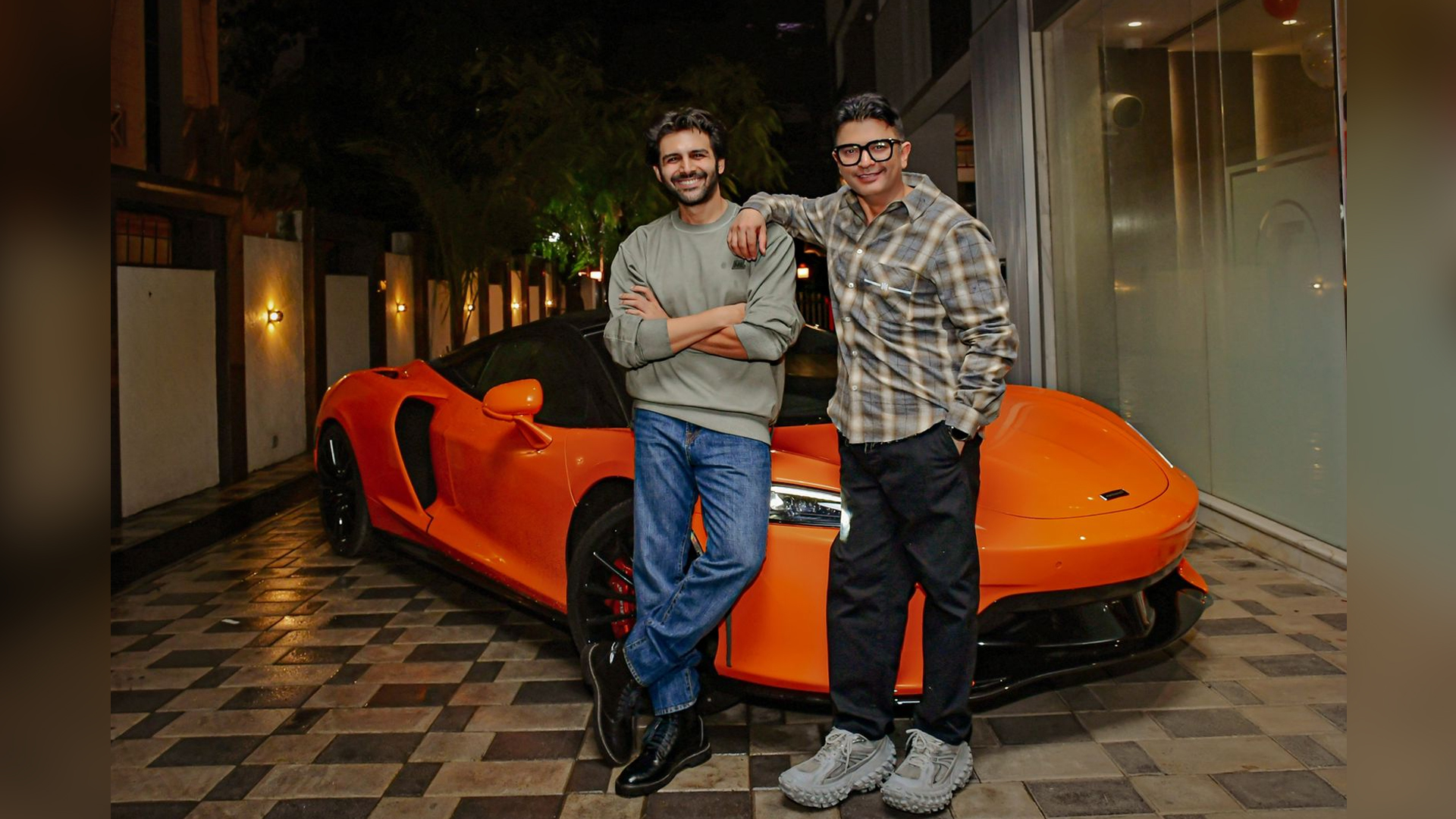 Bhushan Kumar gifts a swanky McLaren to Kartik Aaryan. The Young Superstar becomes India’s first Proud Owner !!