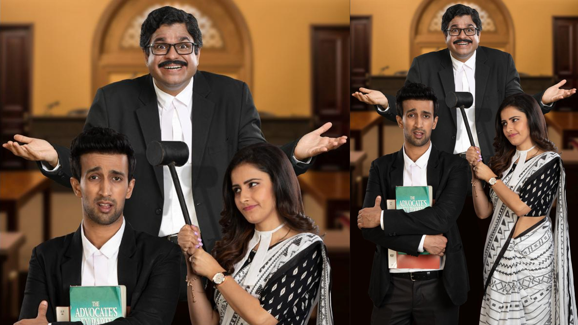 MR and MRS LLB , a new age comedy from Two Nice Men Mediaworks to air on a Hindi GEC, THE Q India from 20th June.