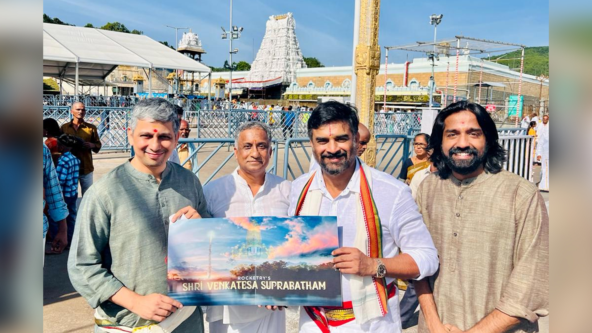 R Madhavan’s Rocketry: The Nambi Effect gets an auspicious start; launches the making video of its much-awaited music album at Sri Venkateswara Temple, Tirupati.