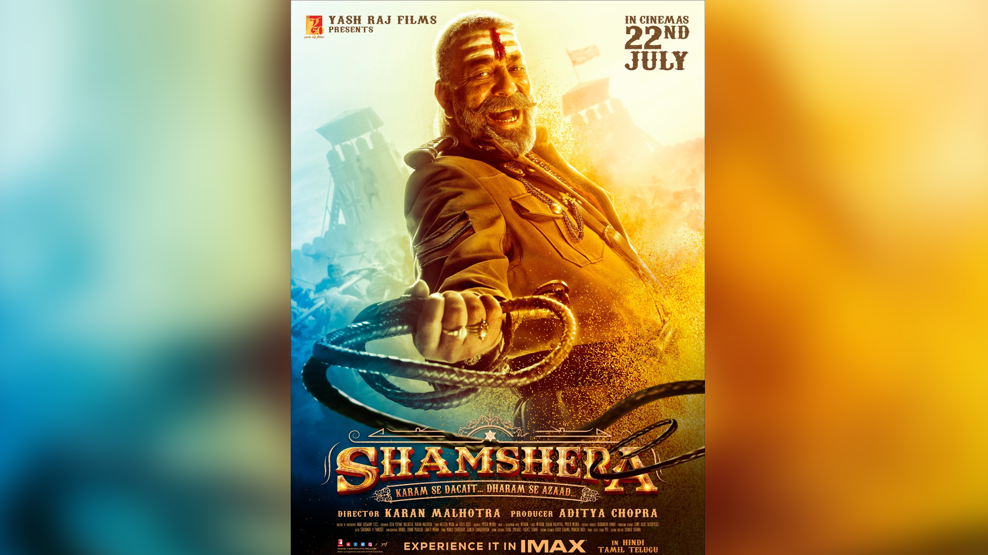 Sanjay Dutt has delivered some of the most epic villains on screen and he is back to give us a more evil, menacing, merciless, cold-hearted brute force of nature, Shudh Singh in Shamshera.