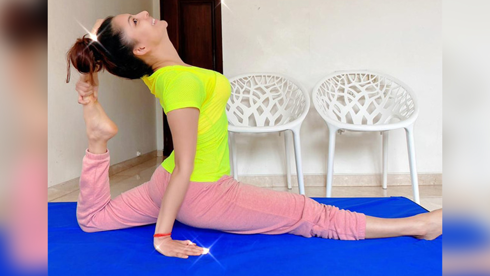 “Yoga is not just an exercise, but it includes different practices to promote mindfulness, spirituality, peacefulness, and good well-being,” says actress Urvashi Rautela on this International Yoga Day.