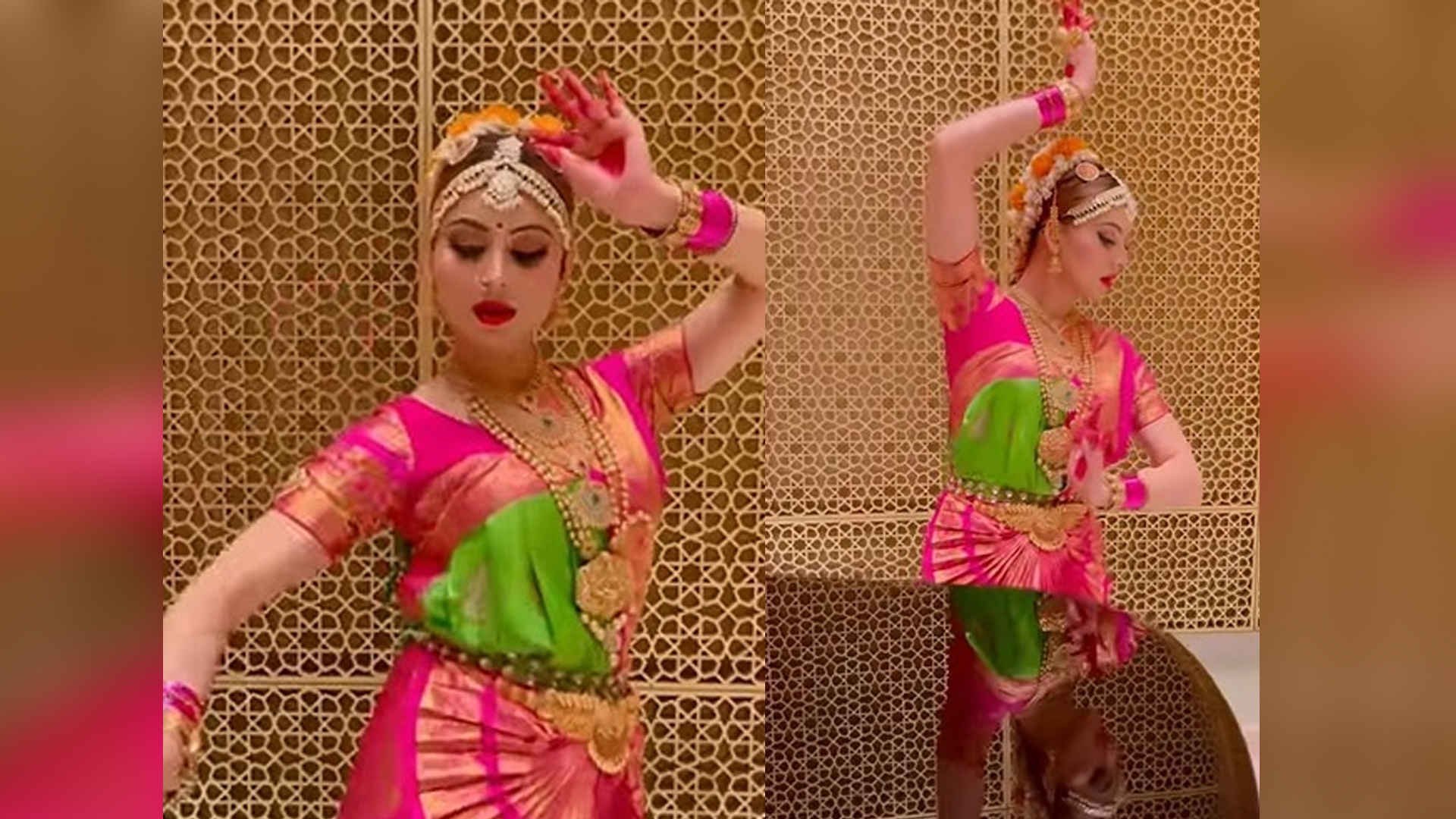 Urvashi Rautela’s iconic Bharatanatyam performance at Umang Awards 2022 sets the stage on fire with Bhool Bhulaiyaa 2 mere Dholna song