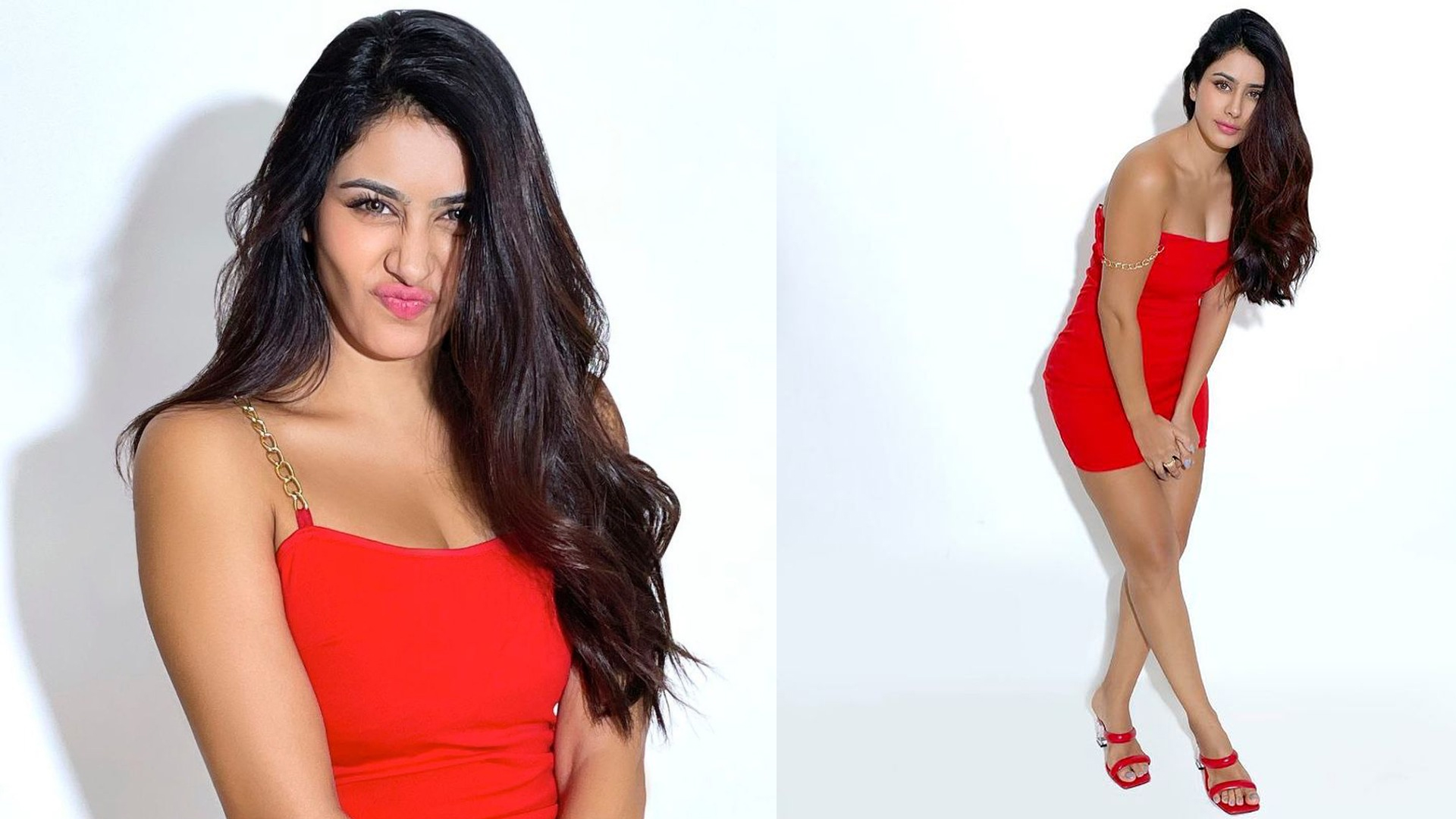 ‘You’re A Goddess’ Warina Hussain’s New Photos In A Red Dress Sends Fans Into A Meltdown