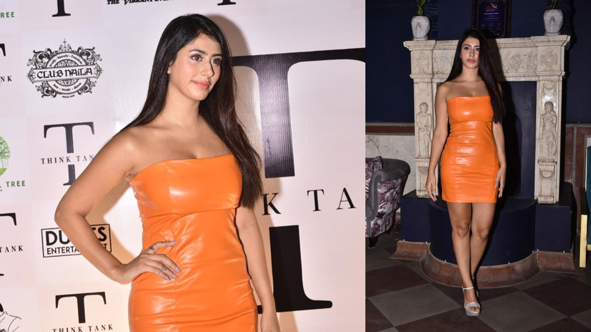 Warina Hussain captures everyone’s exposure as she appears stunningly at an event in a mini strapless body con dress – see the photos now!