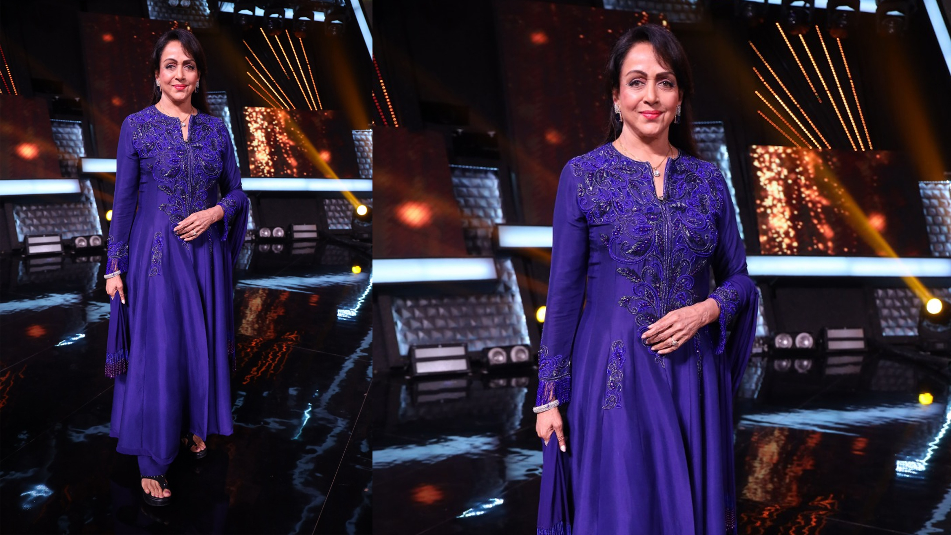 The epitome of beauty & grace, Hema Malini sings ‘Zindagi ek safar hai suhana’ for Superstar Singer 2 contestant Samaira Mahajan