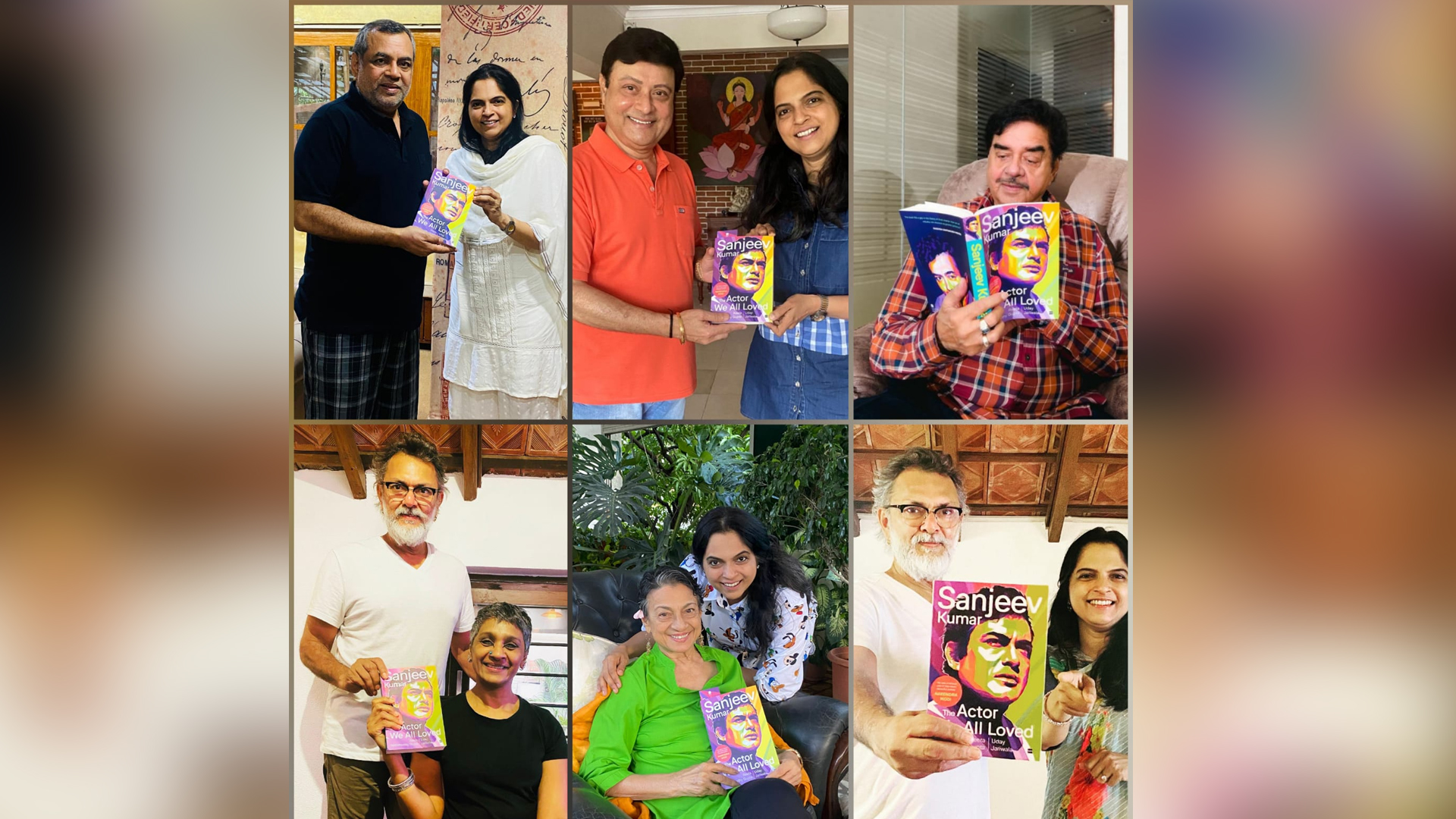 Paresh Rawal, Shatrughan Sinha, Rakeysh Omprakash Mehra, Sachin Pilgaonkar, Tanuja and many others embrace Reeta Ramamurthy Gupta’s biography of Sanjeev Kumar