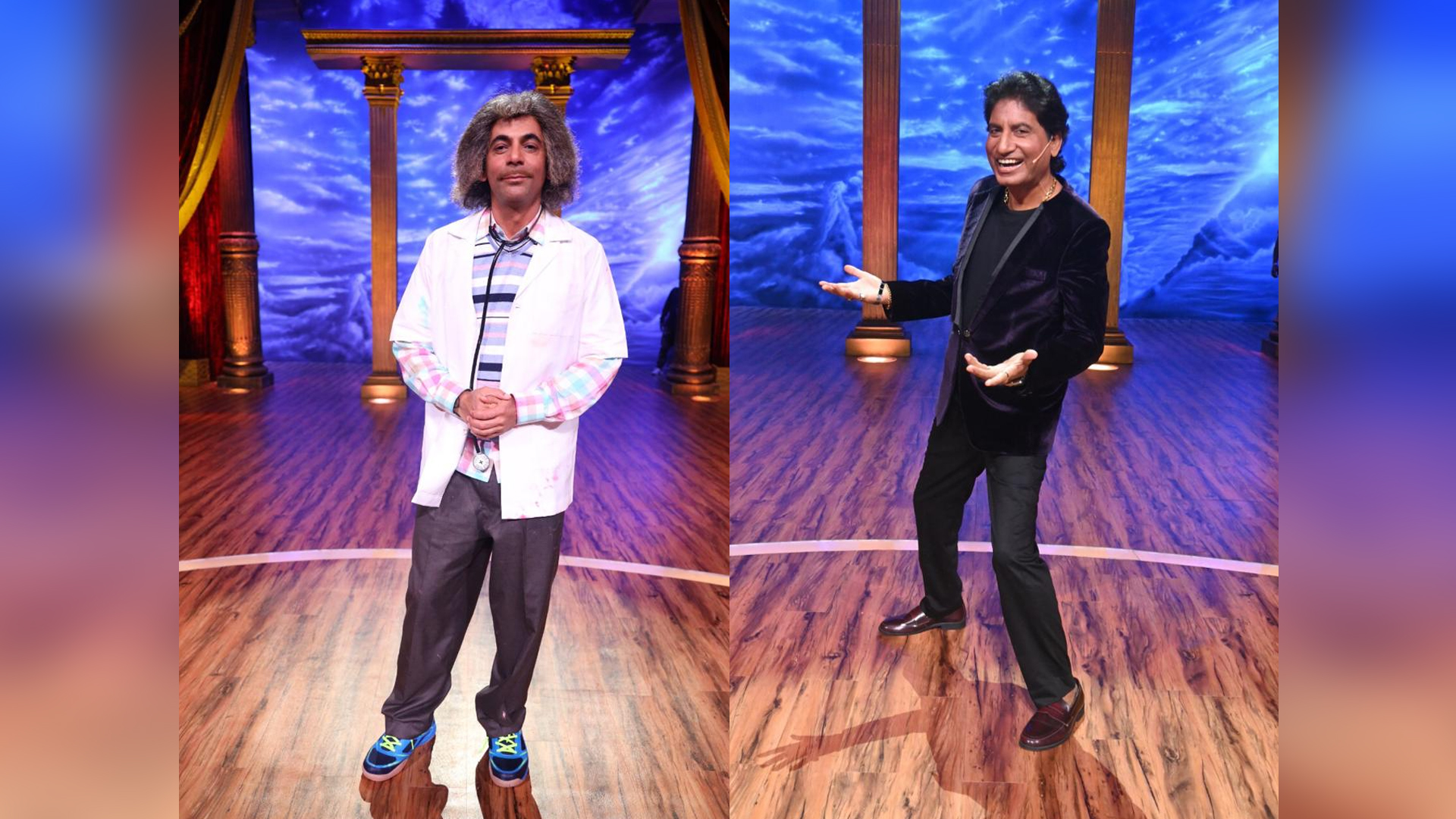 This weekend, television’s greatest comedians – Raju Srivastav and Sunil Grover as Dr Mashoor Gulati to be seen on Sony TV’s India’s Laughter Champion