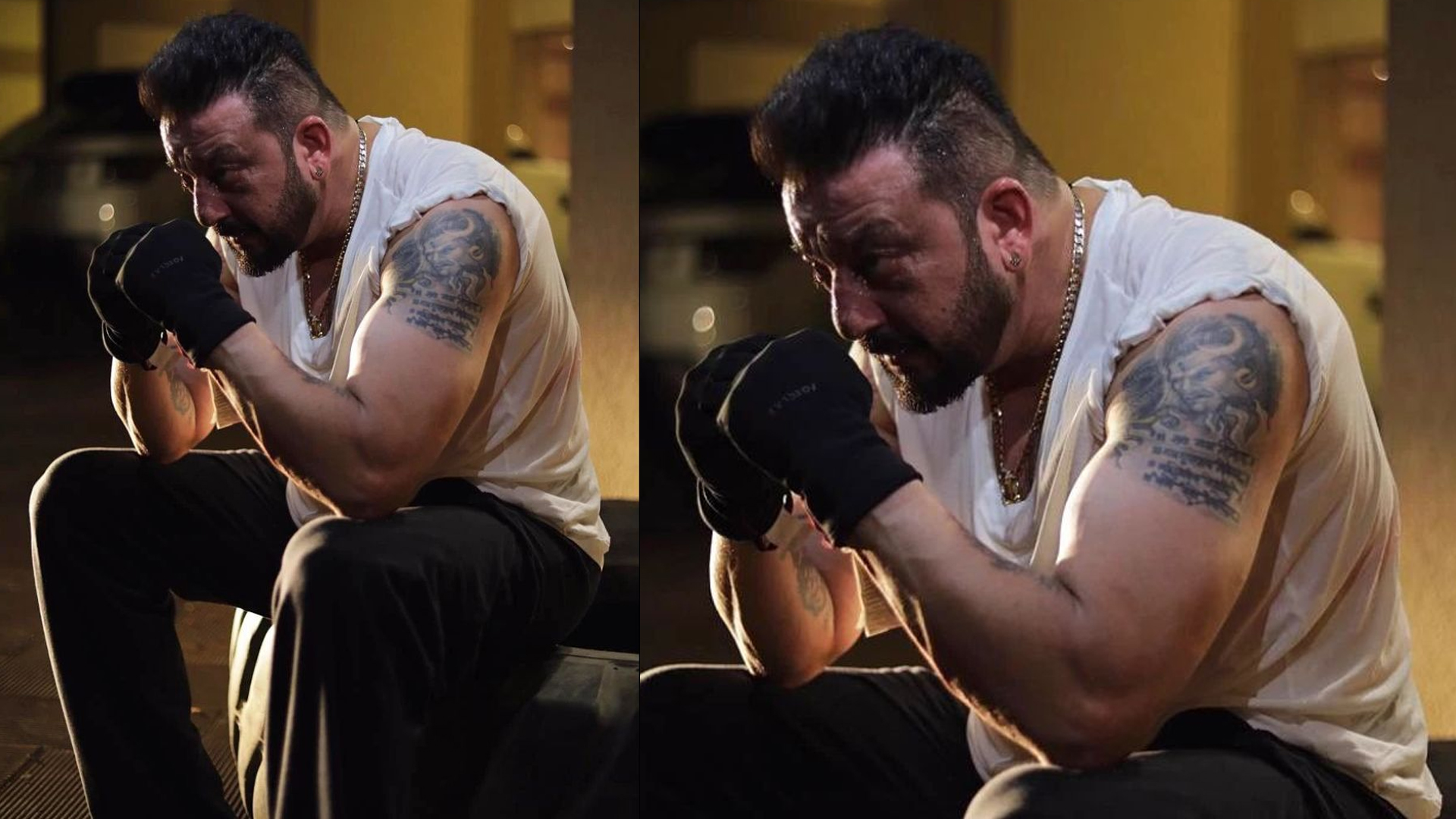 Damn that look! Sanjay Dutt is here to bring a perfect workout motivation