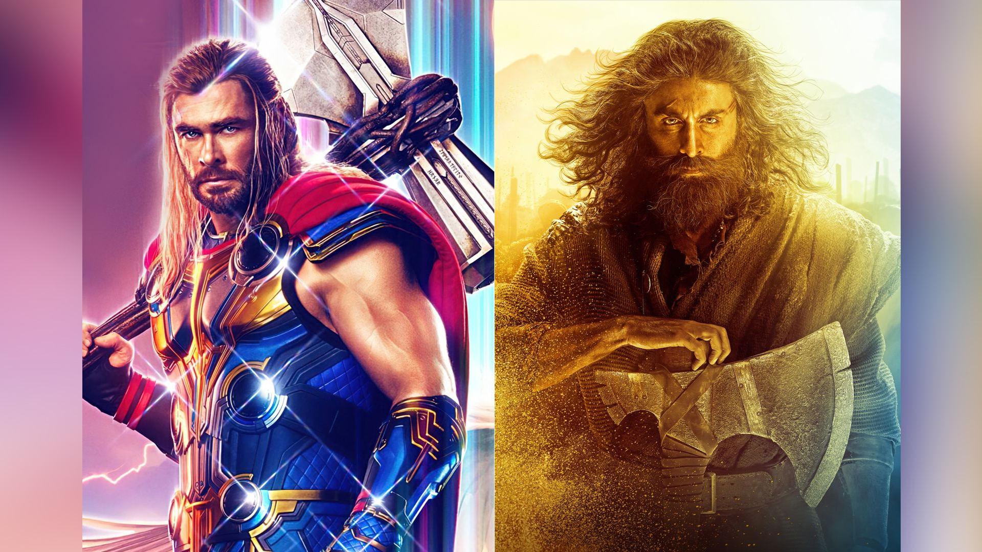 Axe-wielding larger than life heroes Thor and Shamshera come together!