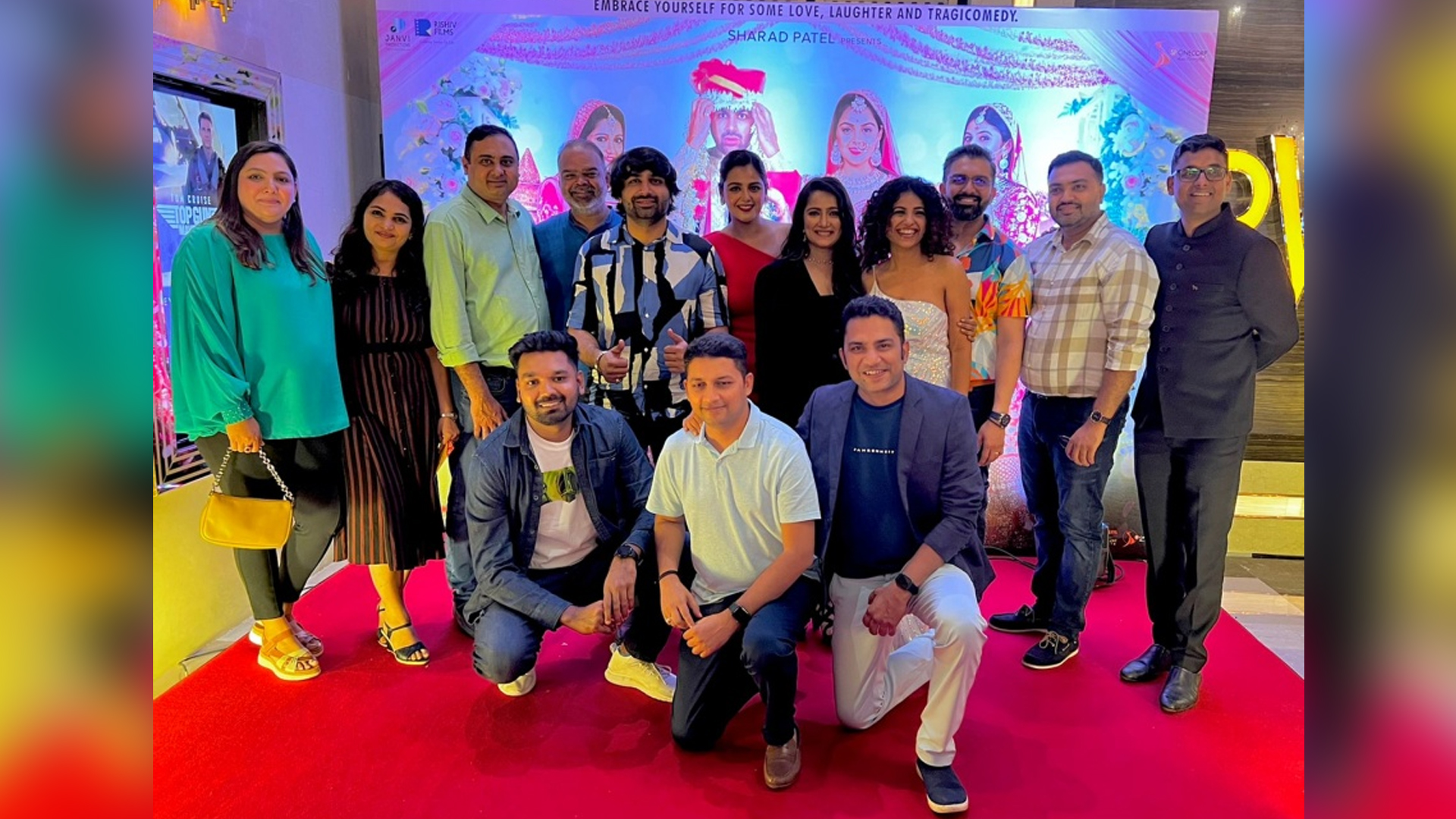 Team Vickida No Varghodo in Mumbai for film Promotions