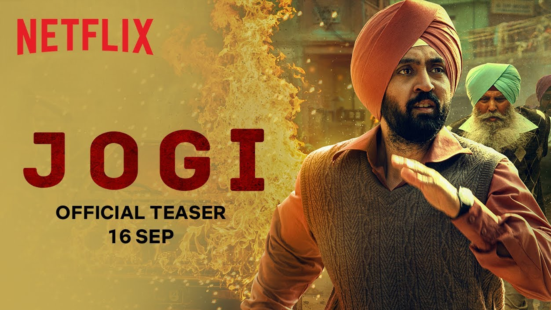 NETFLIX UNVEILS THE TEASER OF JOGI, STARRING DILJIT DOSANJH