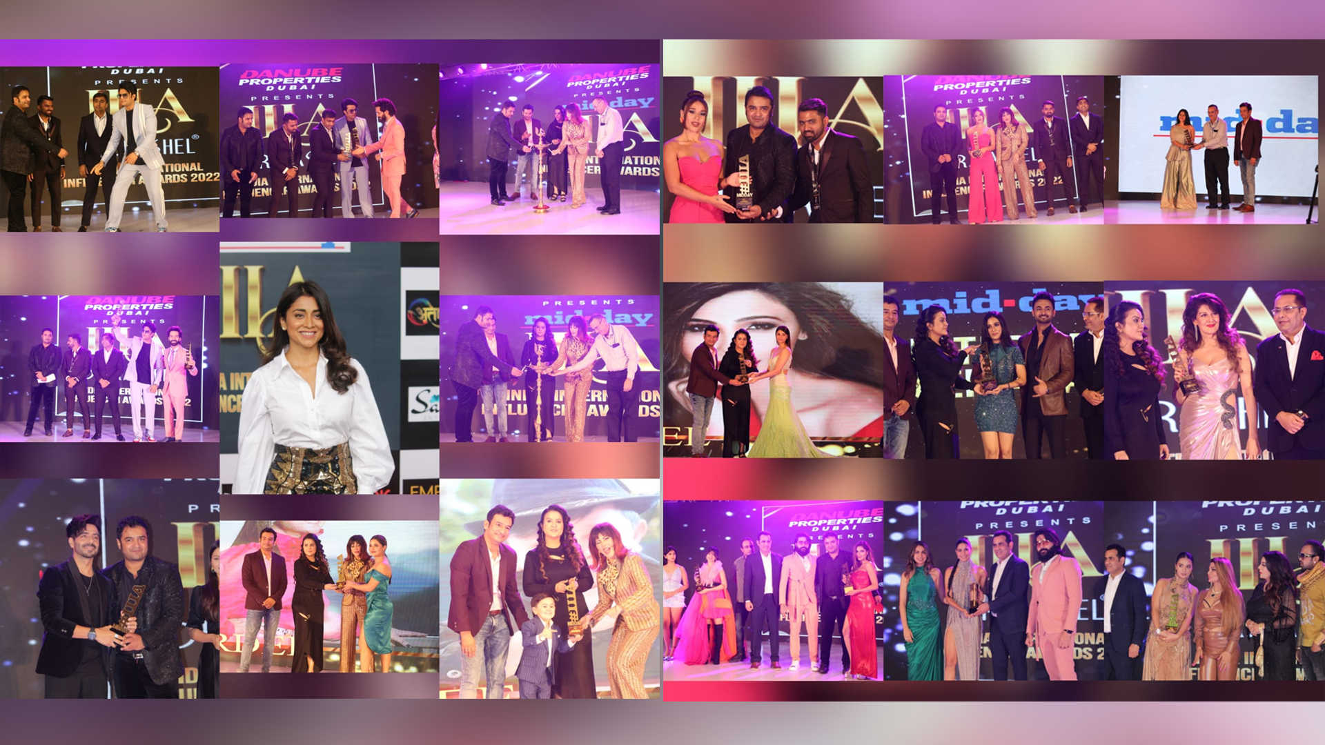 MIDDAY IIIA was a Successful Starry Award Night curated by EVENTZ FACTORY with Celebrities Influencers and many more from different walks of life