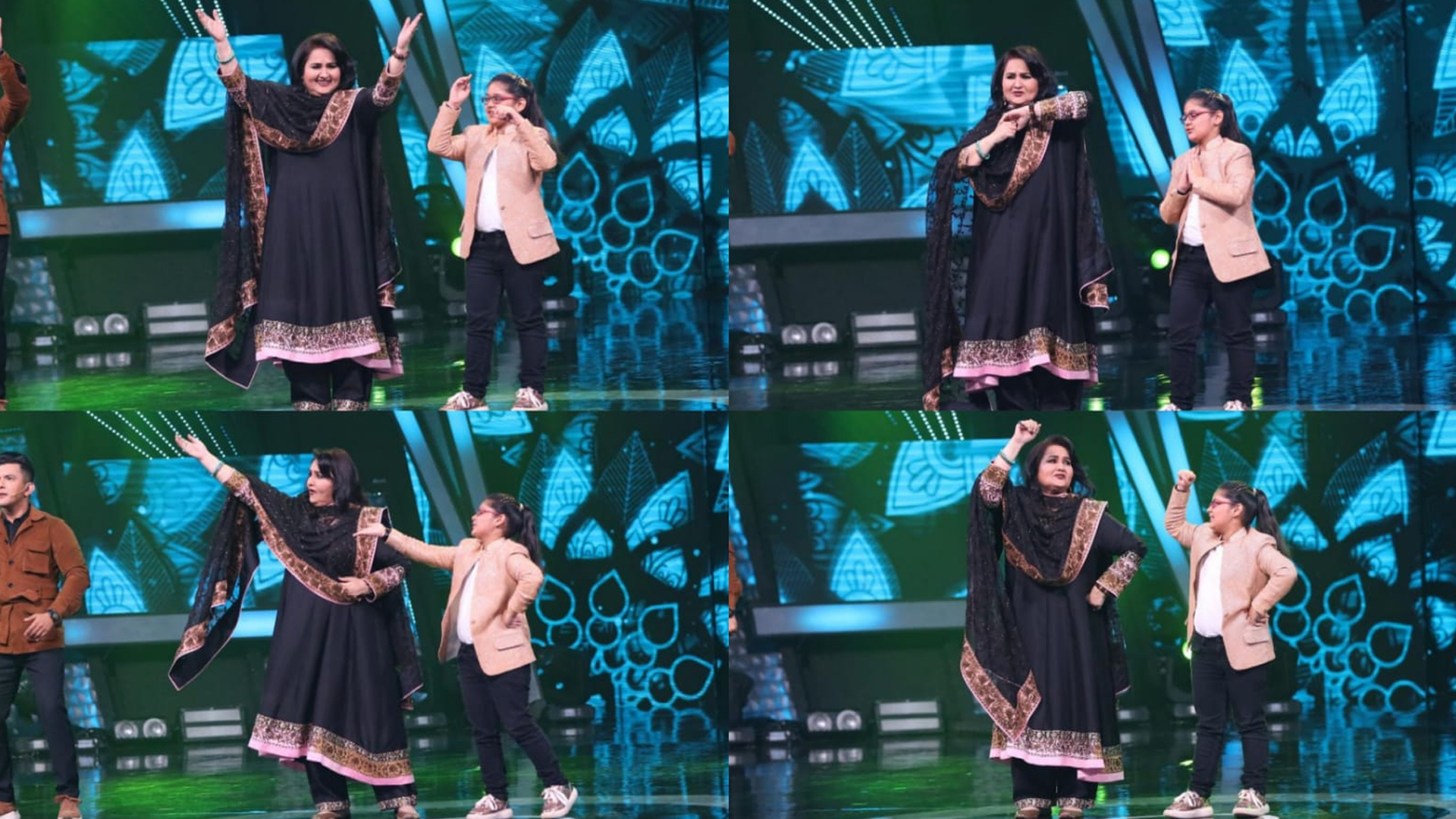 Samaira Mahajan grooves with the Bollywood Diva Reena Roy on Sony TV’s Superstar Singer