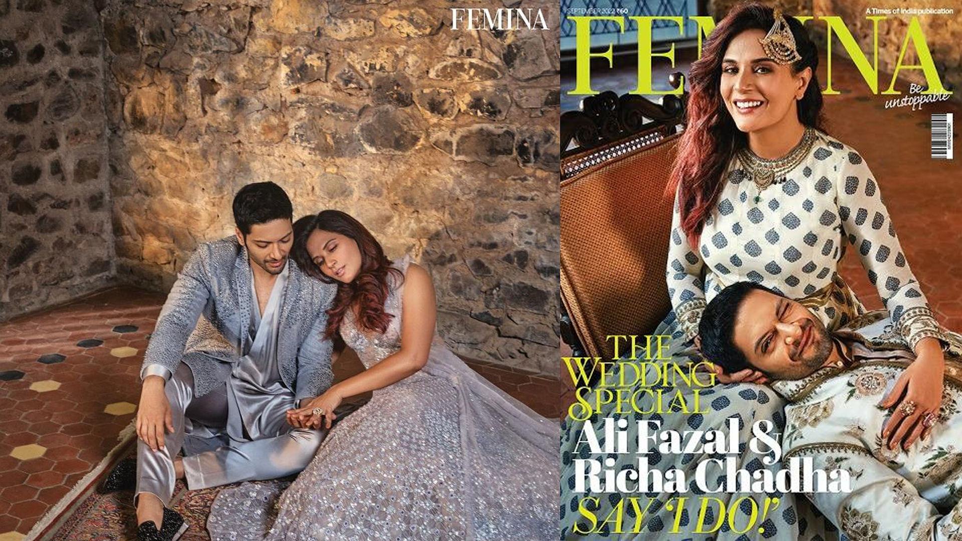 Just Ahead Of Their Wedding, Cover Stars Richa Chadha And Ali Fazal Talk To Femina About Being In Love And Saying ‘I Do’