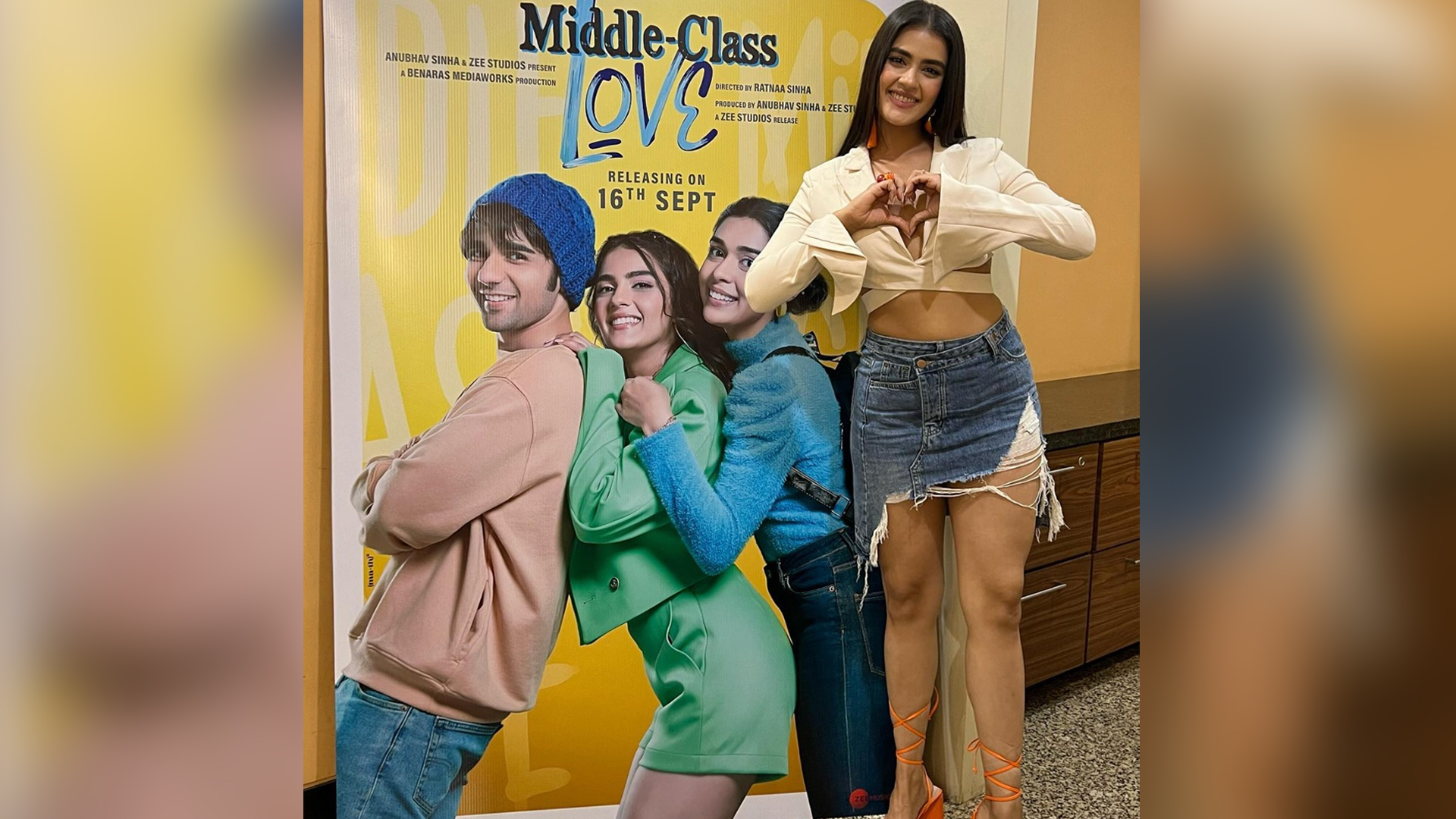 Kavya Thapar Feels Overwhelmed With The Responses To Her Character Sysha, In her debut film, Middle Class Love, says, “Hard work has finally paid off.”