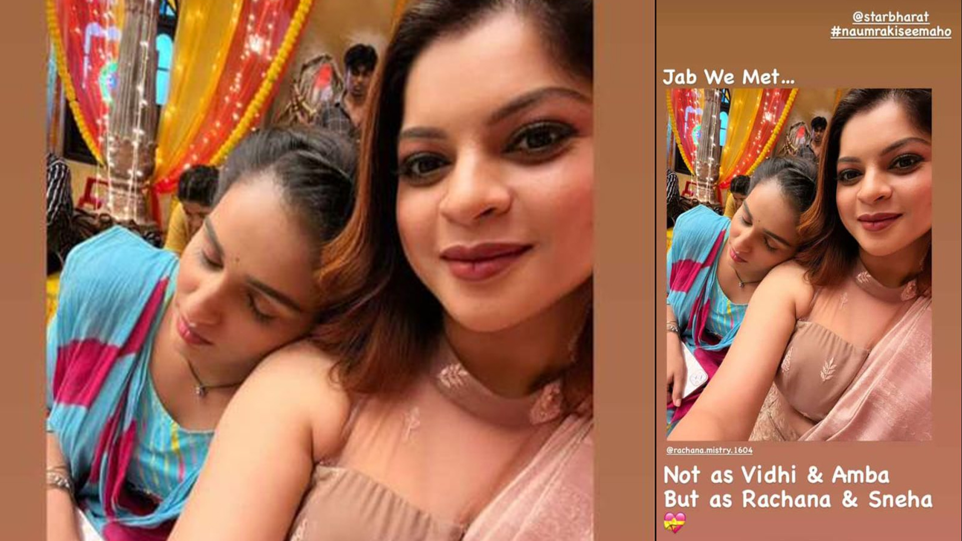 “I found a new friend in my co-star Rachana Mistry” says Sneha Wagh from Star Bharat’s Na Umra Ki Seema Ho.