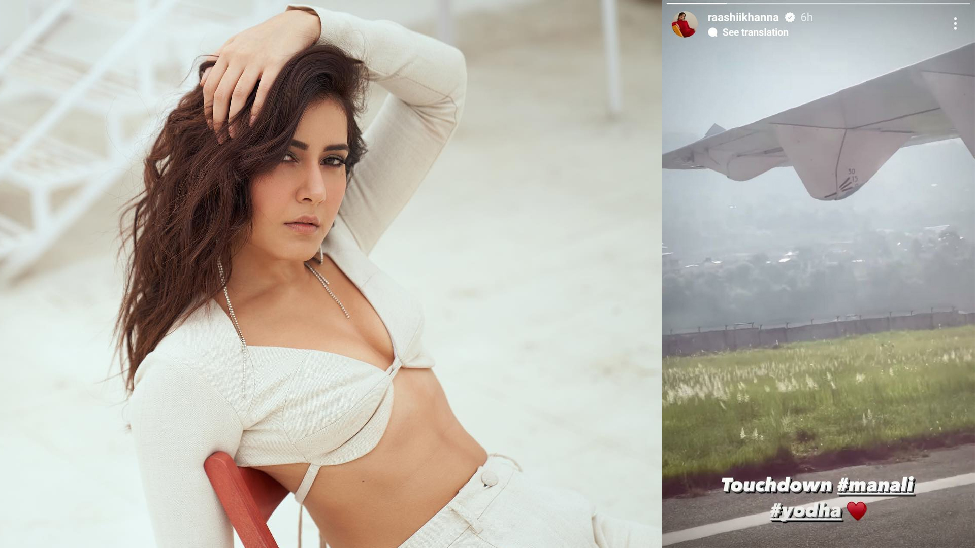 Raashii Khanna heads to Manali to shoot with Sidharth Malhotra for her forthcoming film- Yodha!