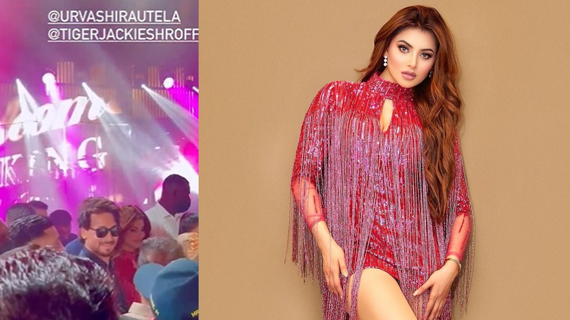 Urvashi Rautela and Tiger Shroff Thrill Fans with Live Dubai Performance