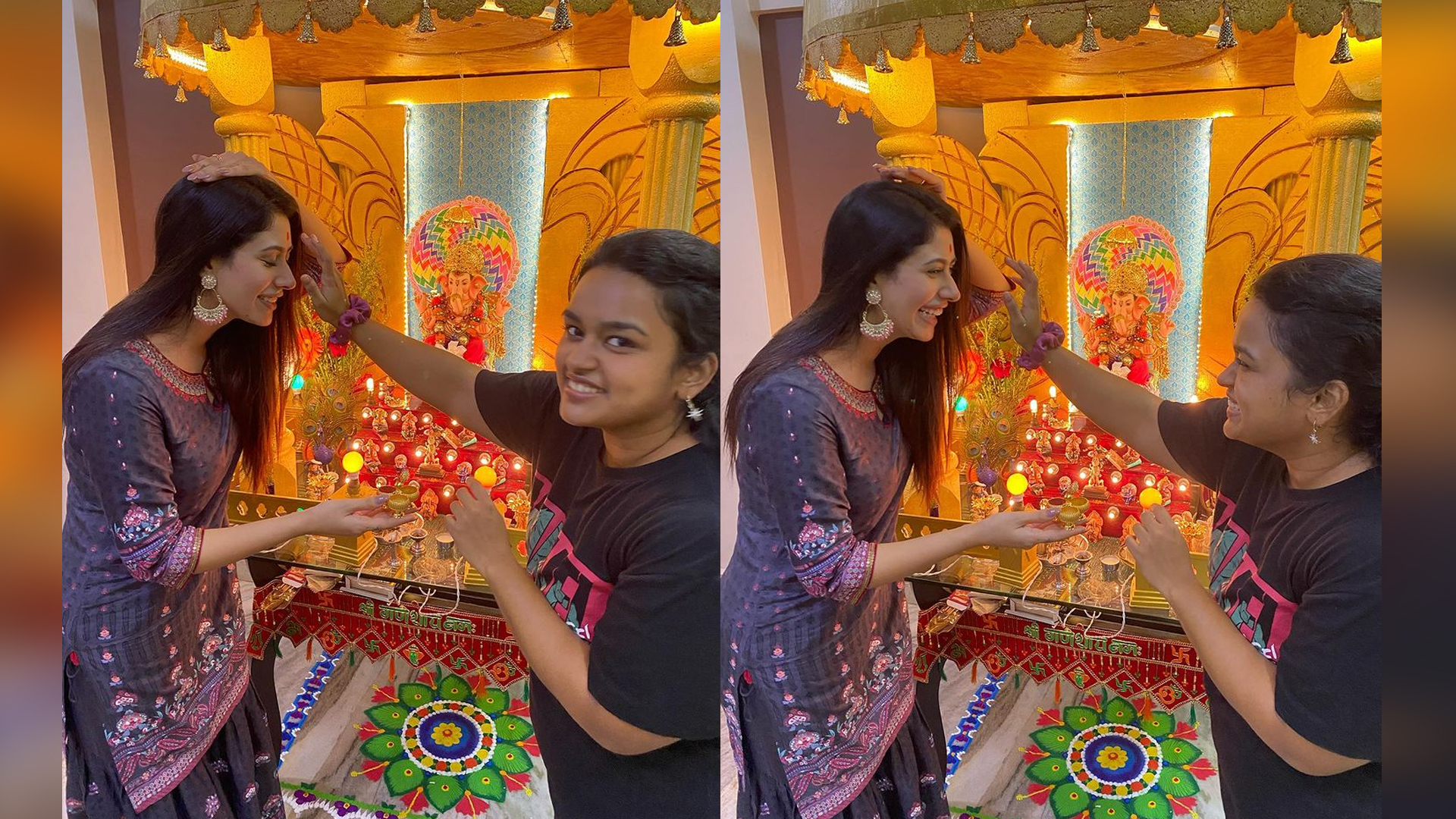 Warina Hussain Gets Brutally Trolled For Ganpati Darshan.