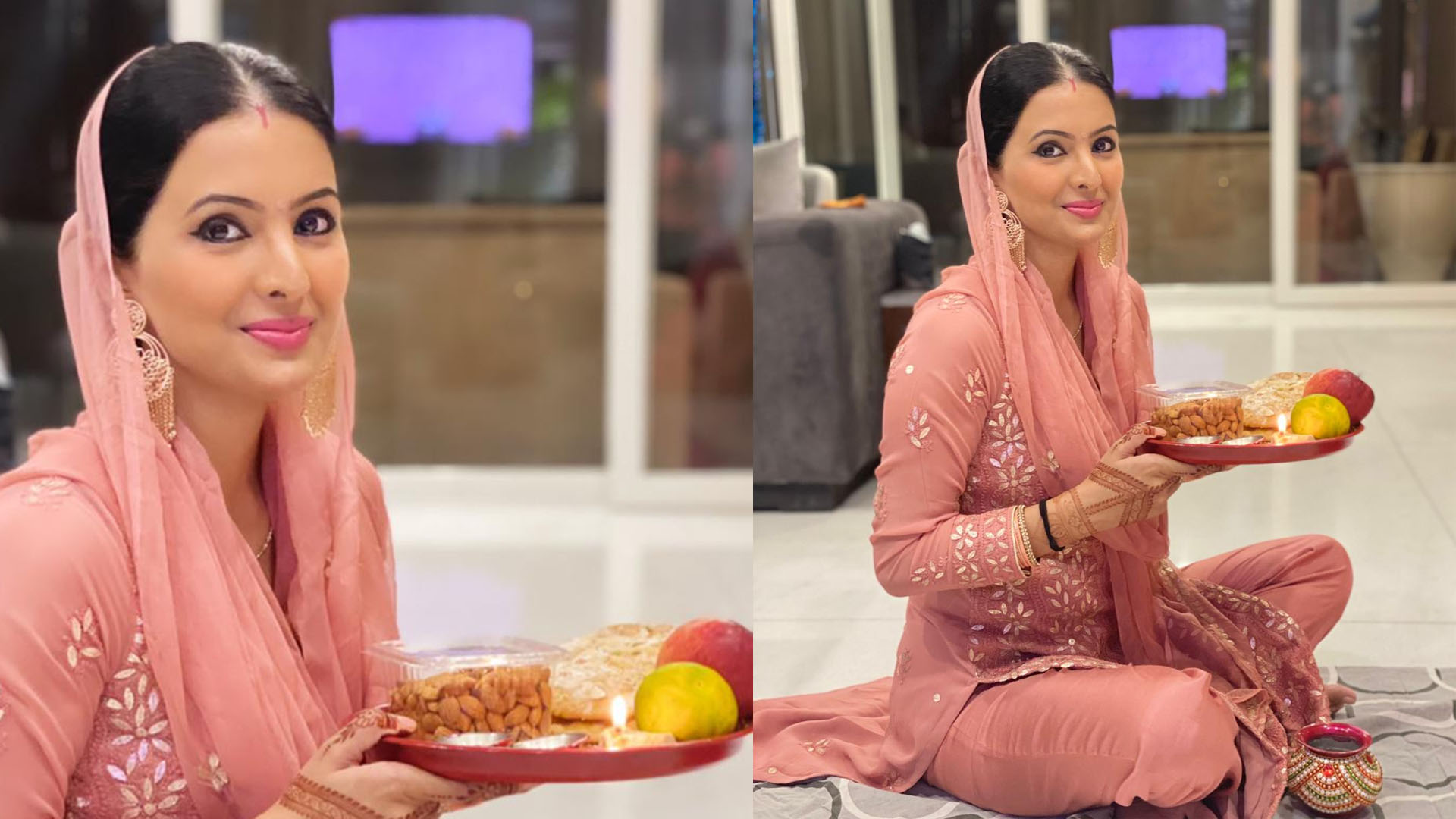 A Working and away from home Karwa Chauth for Geeta Basra