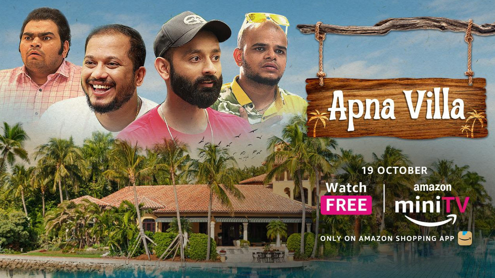 Welcome to Apna Villa by Amazon miniTV ft. Nick a.k.a. Be YouNick and Tusharr Khair; watch the hilarious trailer here