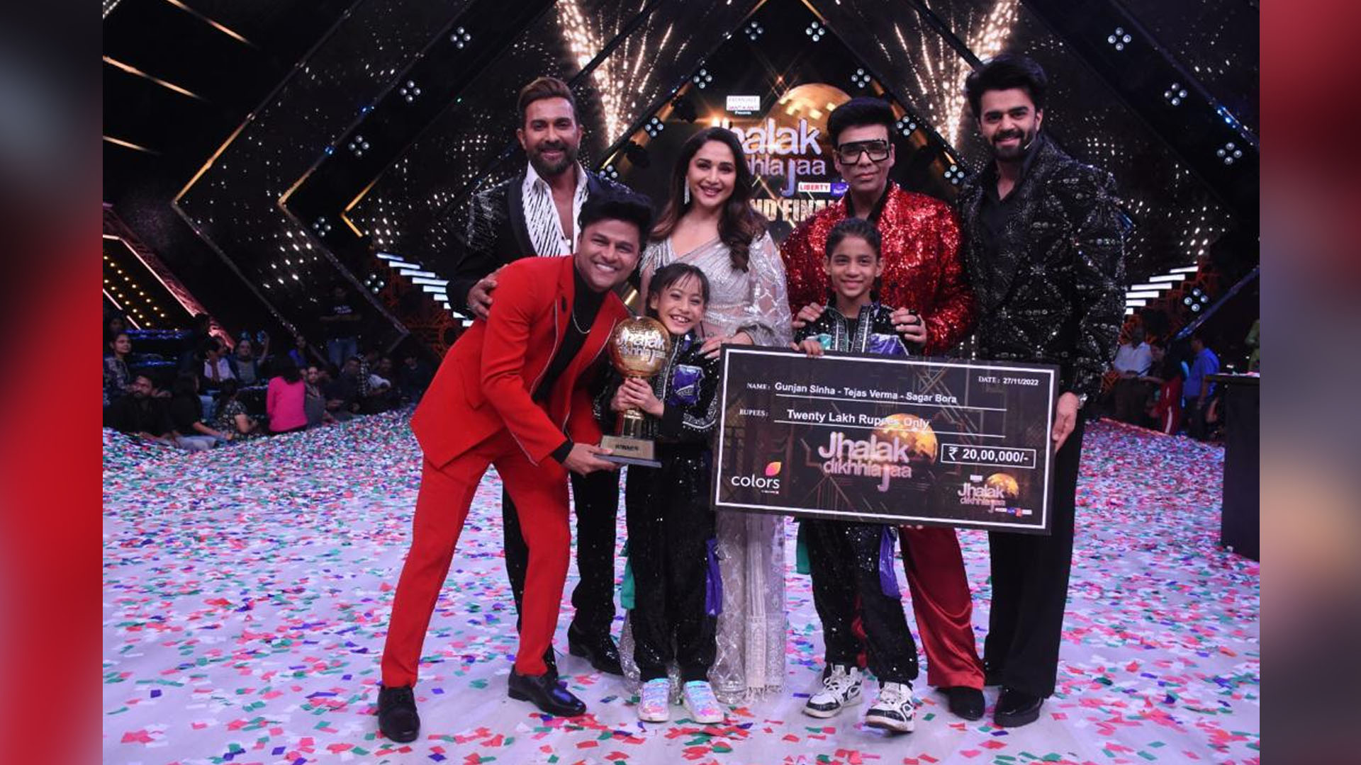 Gunjan Sinha and Tejas Verma emerge as the winners of the 10th edition of COLORS’ ‘Jhalak Dikhhla Jaa’